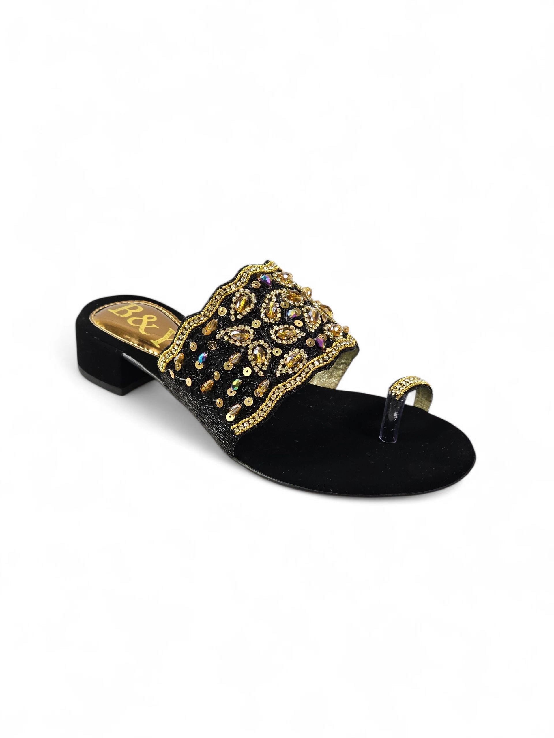 Tamanco 9430 Preto Salto Bloco