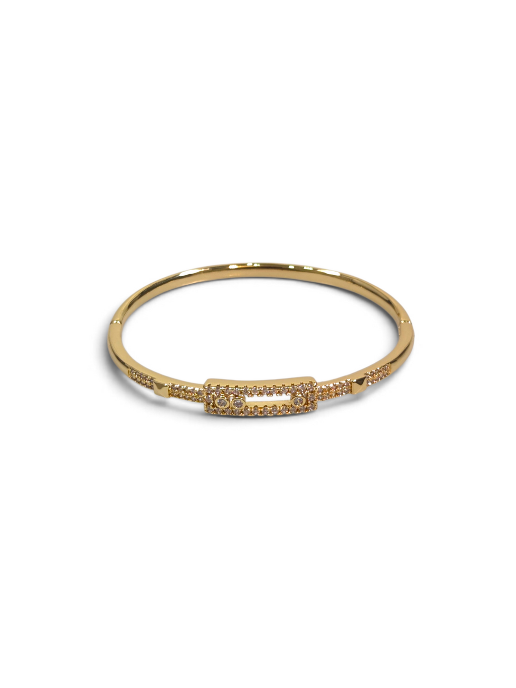 Pulseira Cristal Zirconia Dourado 2014