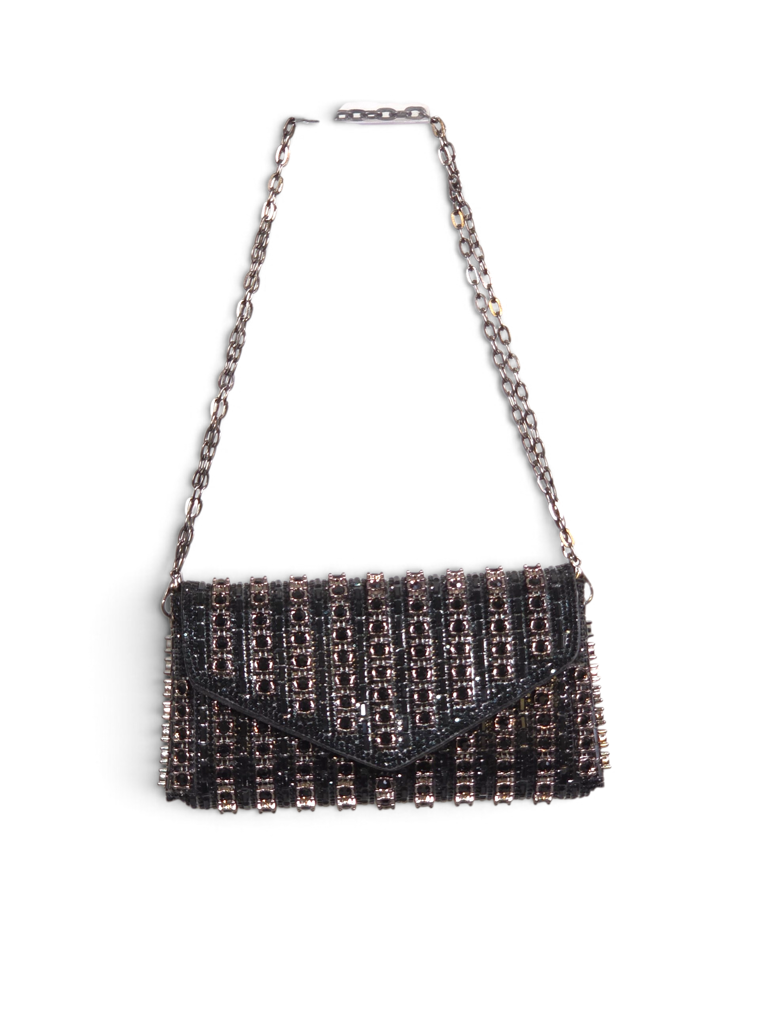Carteira Royal Clutch Cristal Preto 1104