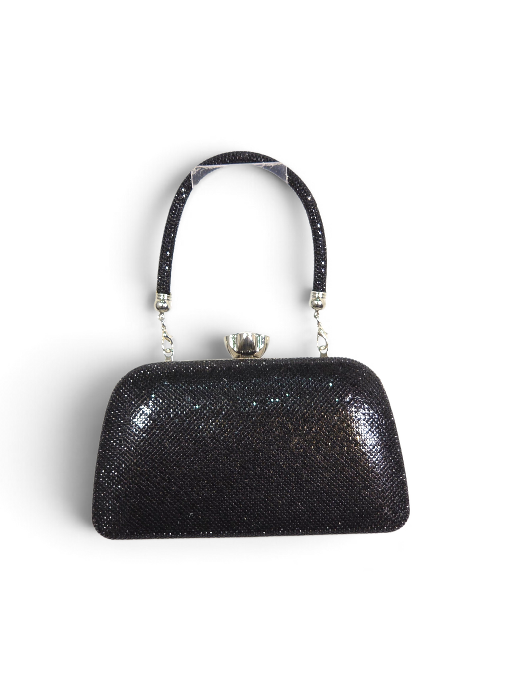 Bolsa Glamour Clutch Cristal Preto 1090