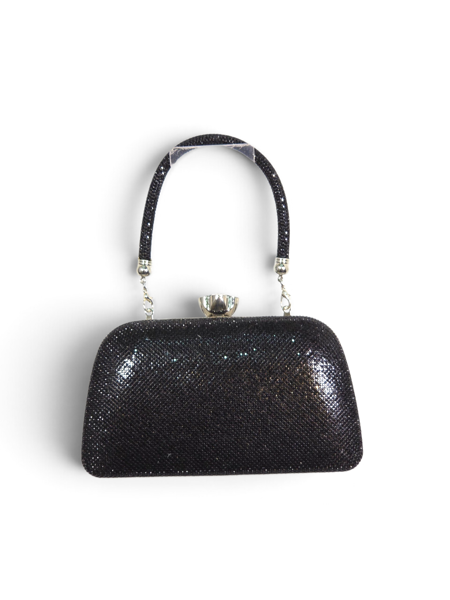 Bolsa Glamour Clutch Cristal Preto 1090
