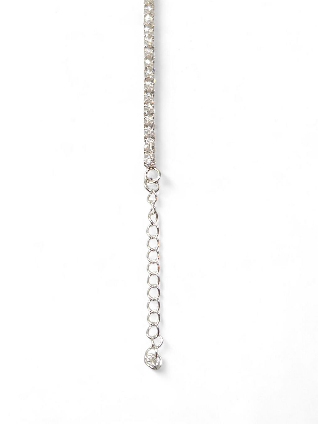 Pulseira de prata 925 com zircônias B&Y, joia artesanal com brilho refinado e design elegante.