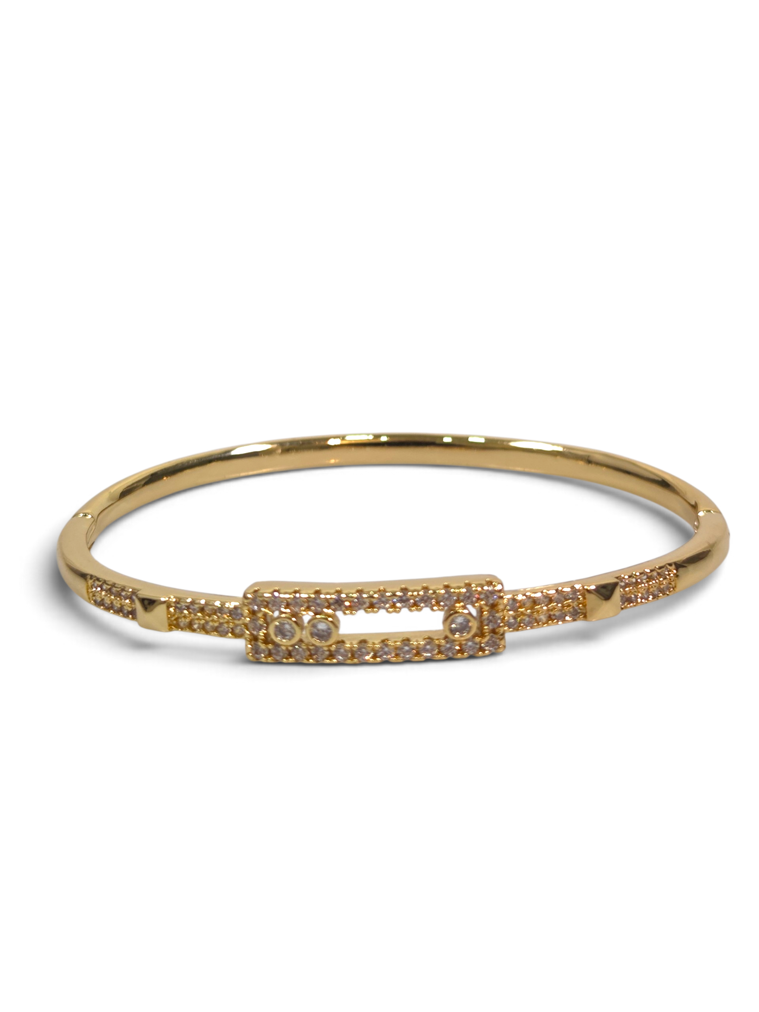 Pulseira Cristal Zirconia Dourado 2014