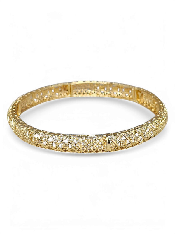Pulseira Dourada 1004 Semi Joia
