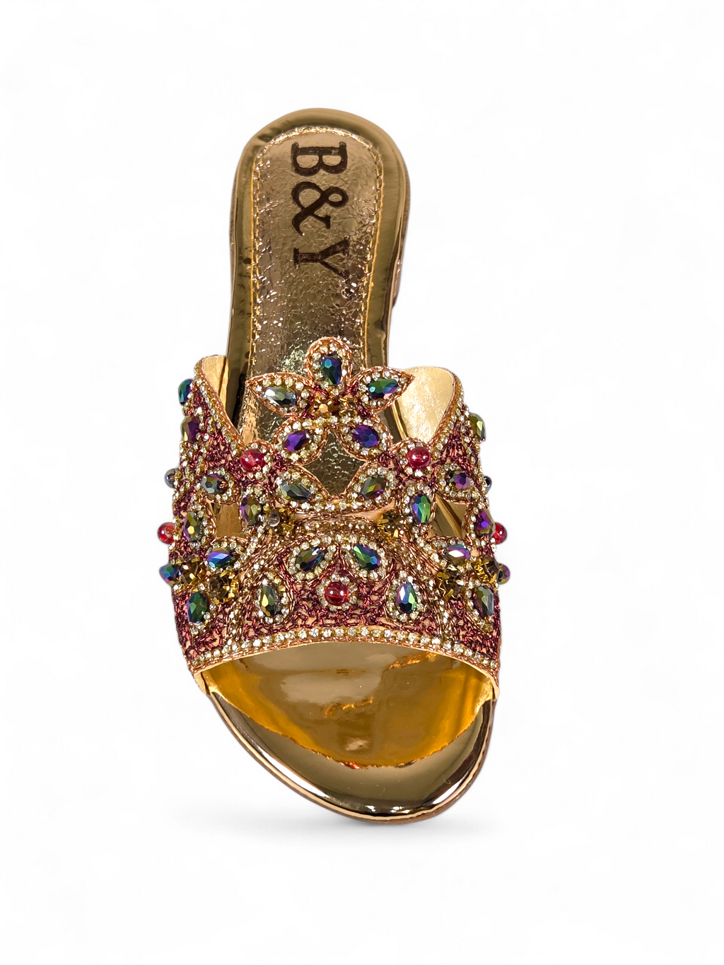 Tamanco 9200 Bronze Salto Bloco