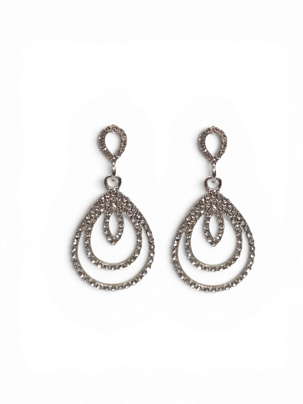 Brinco Cristal Zirconia Prata #2025