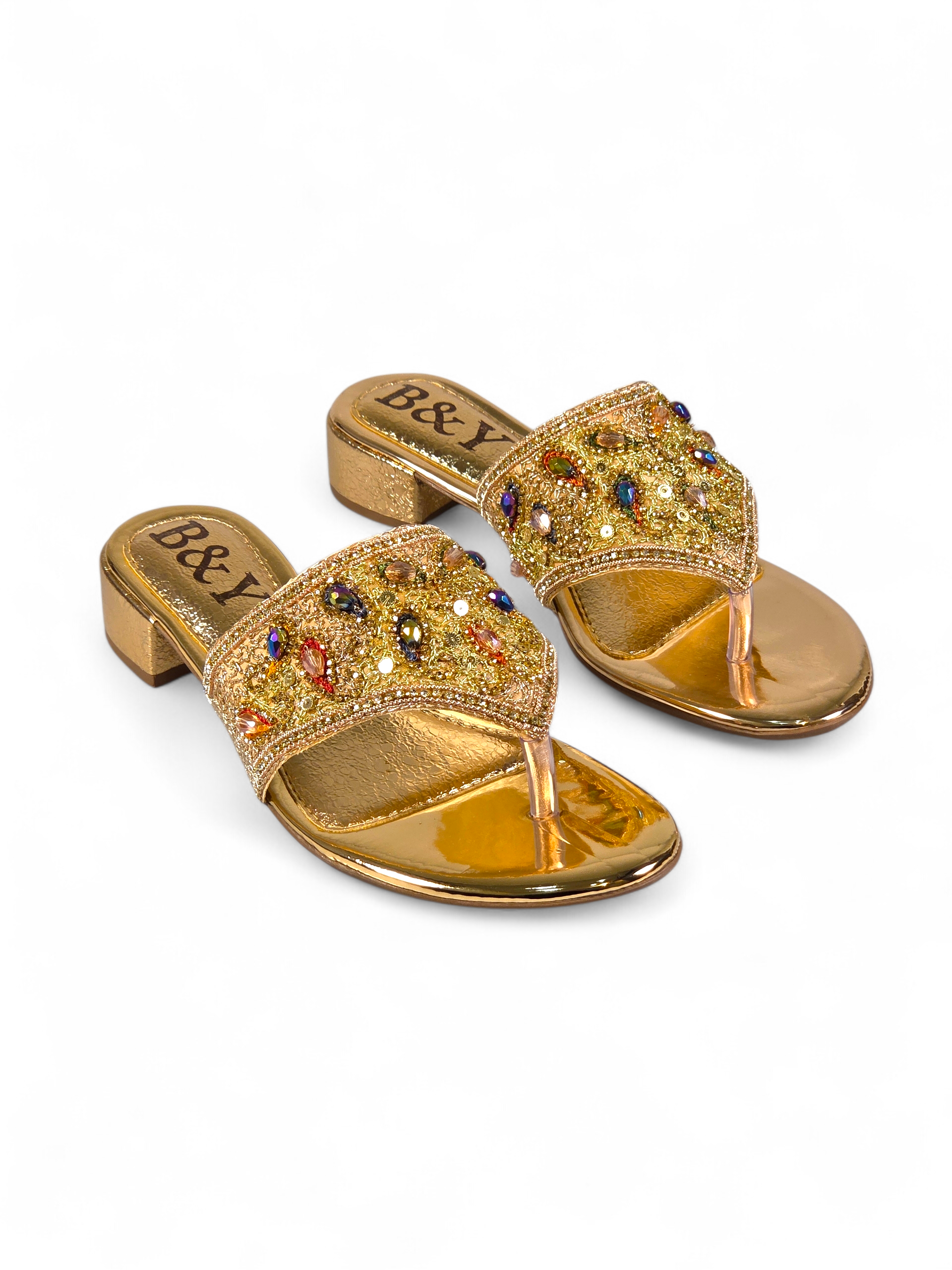 Chinelo 9441 Bronze Salto Bloco