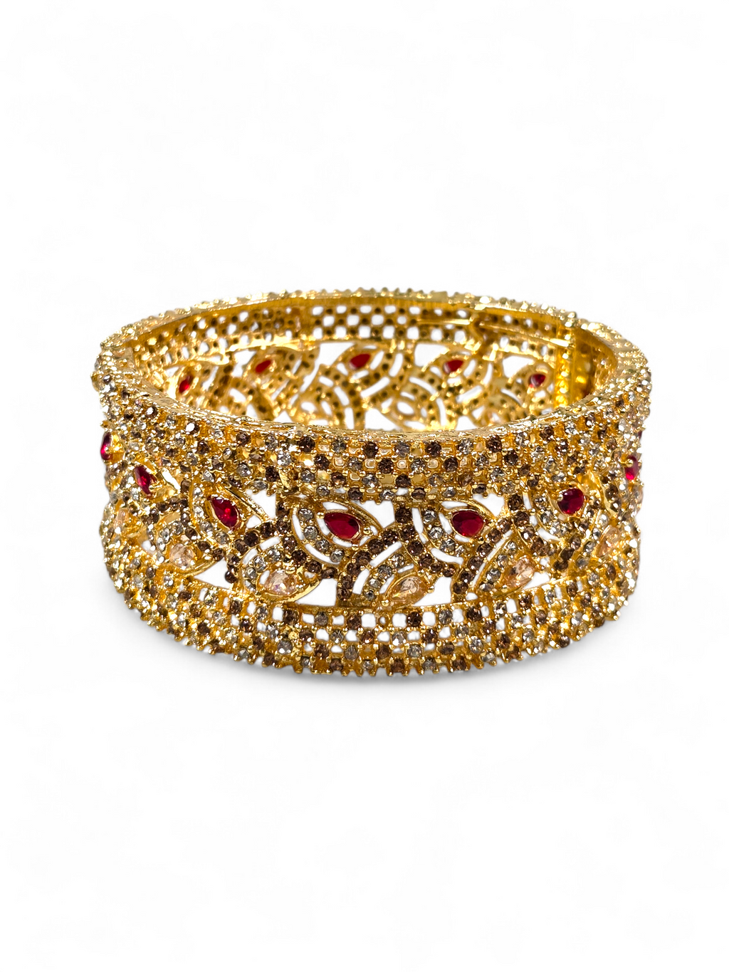 Bracelete Folheado Semi Joia Dourado #1012