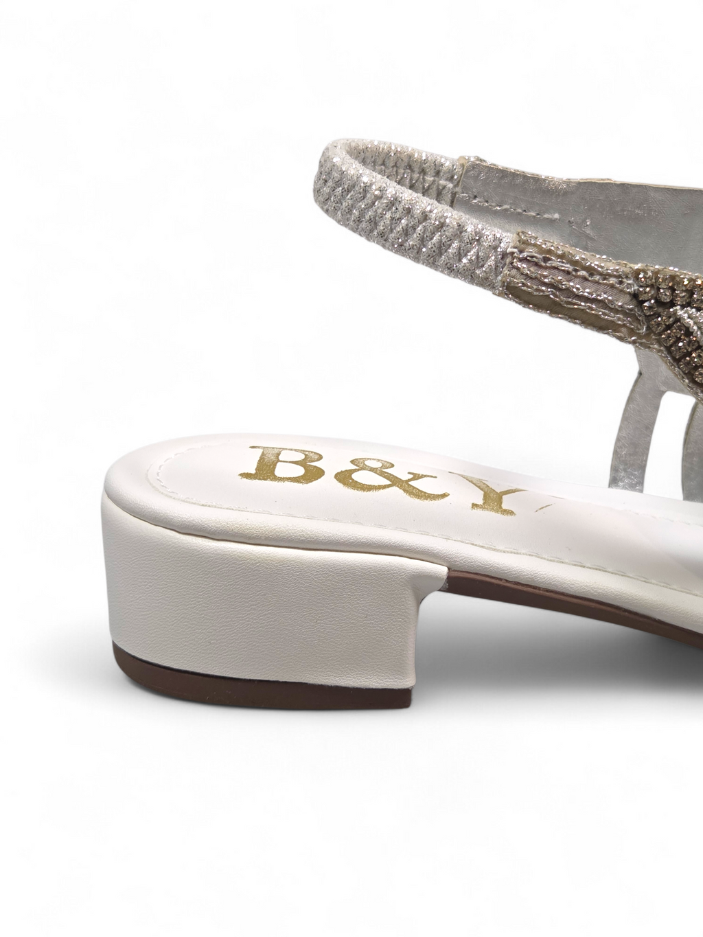 Sandália 9709 Branco Salto Bloco