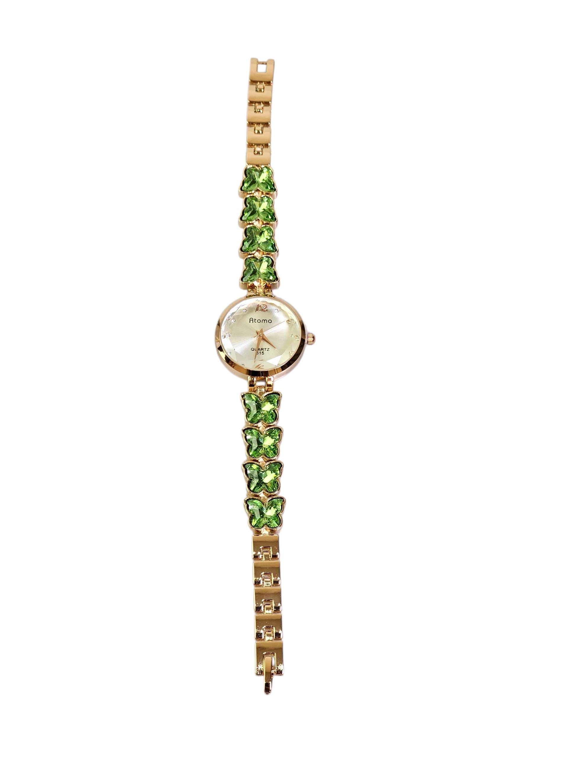 Relógio Prova d’Água com Pulseira Folheada 028