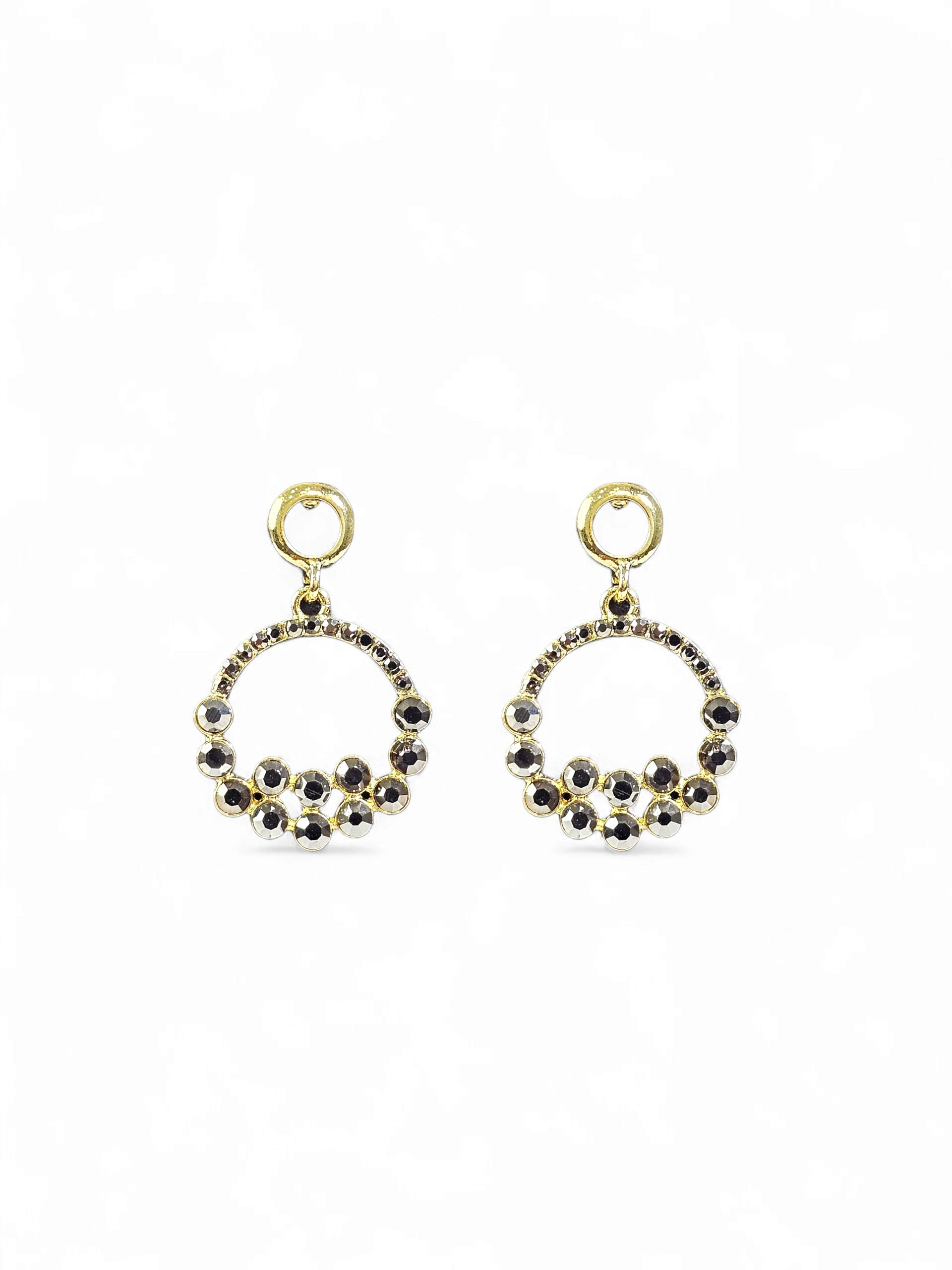 Brinco Cristal Dourado 051