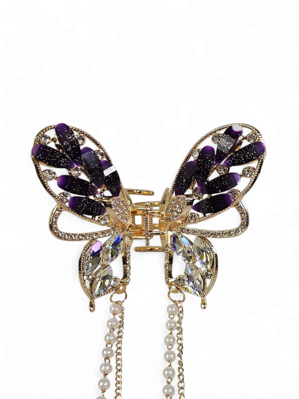 Prendedor Cristal Borboleta Grande 062