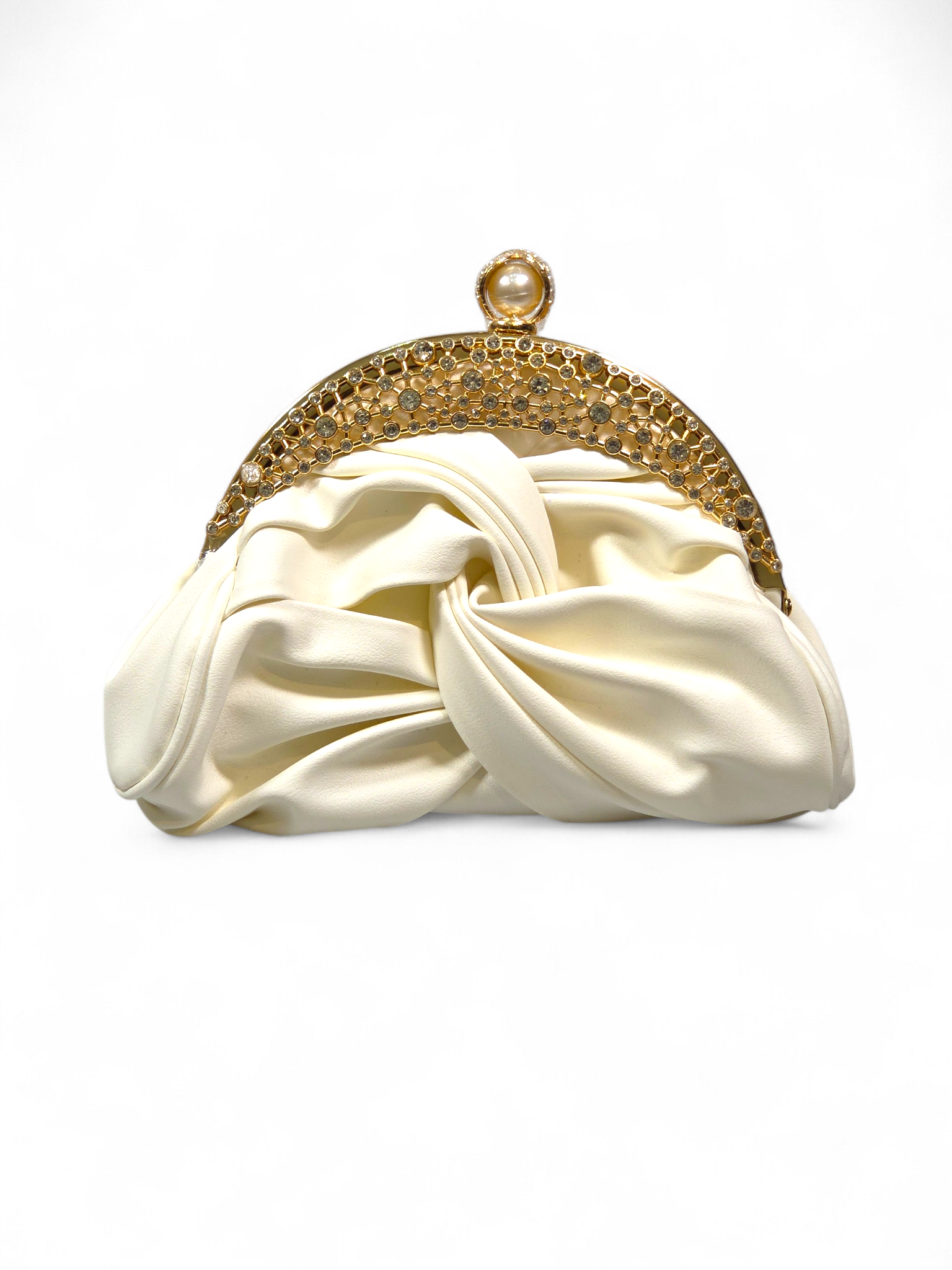 Bolsa Clutch Cristal Branco 1074