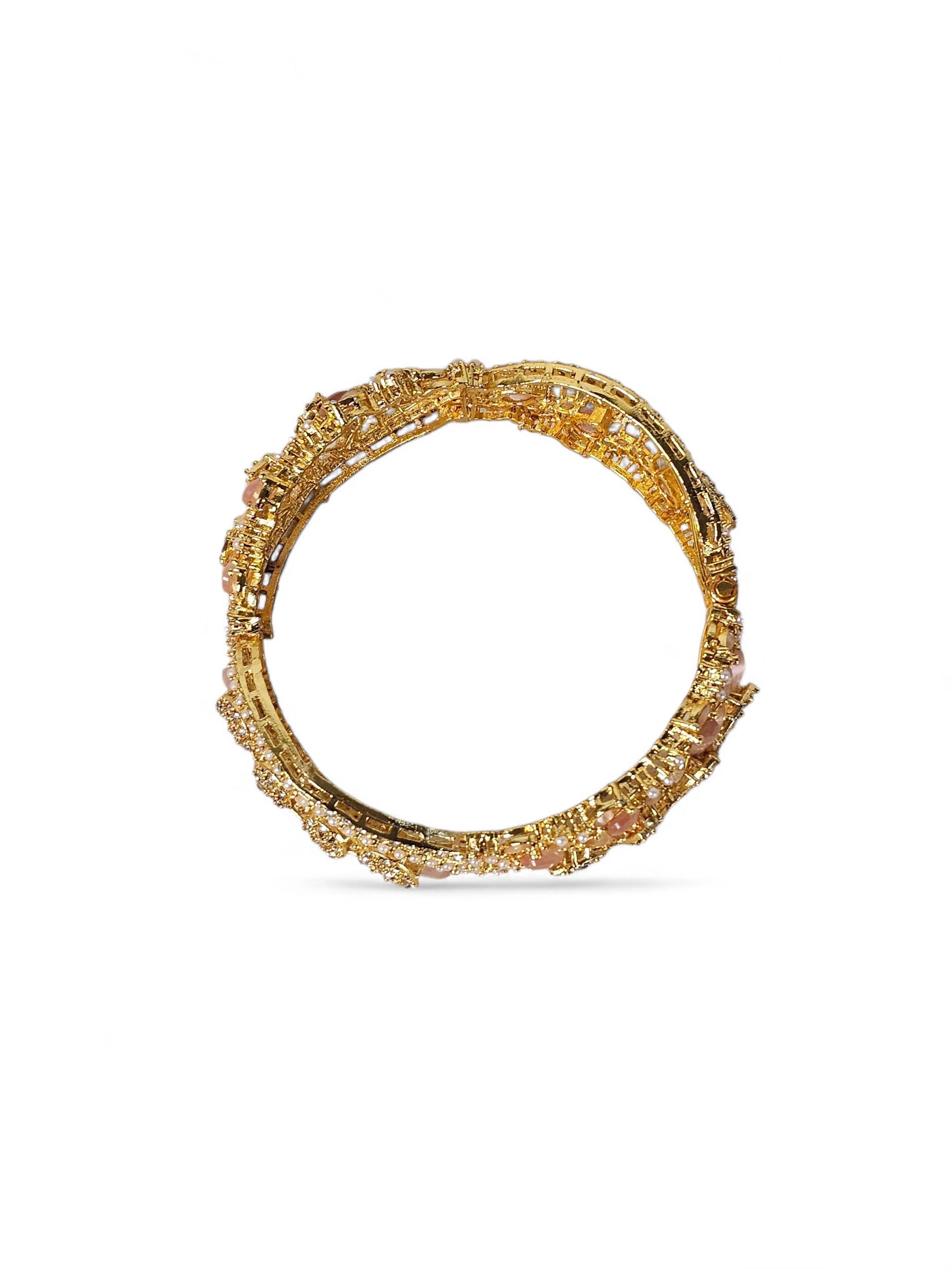 Bracelete Dourado Semi Joia 004