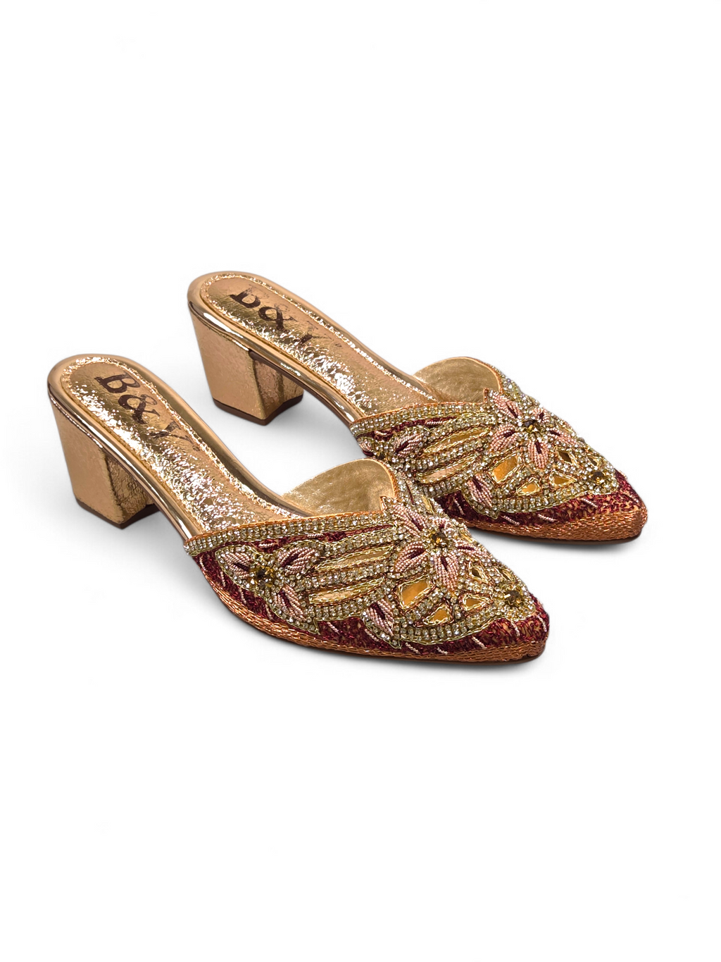 Mule 9203 Bronze Salto Médio