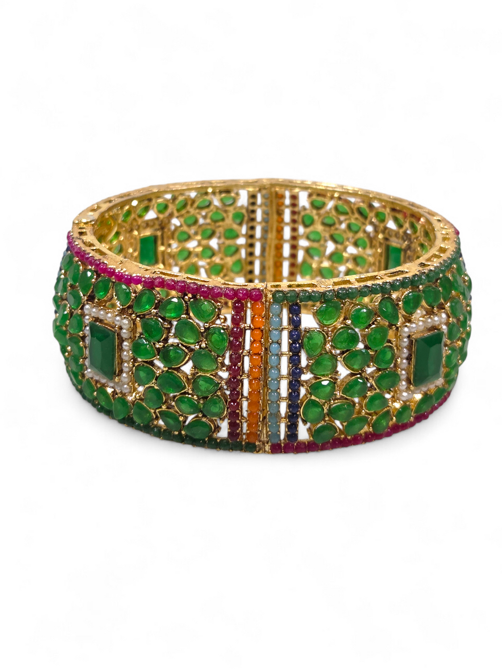 Bracelete Folheado Semi Joia Dourada #1055
