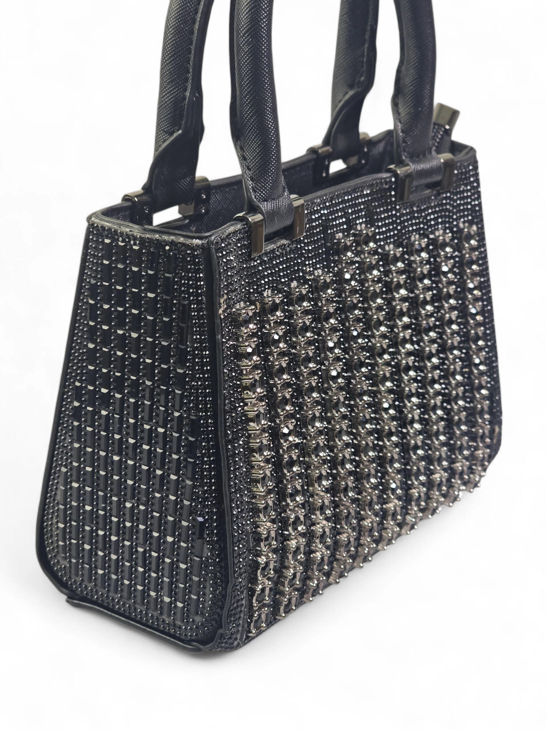 Bolsa Luxo Cristal Preto 1031