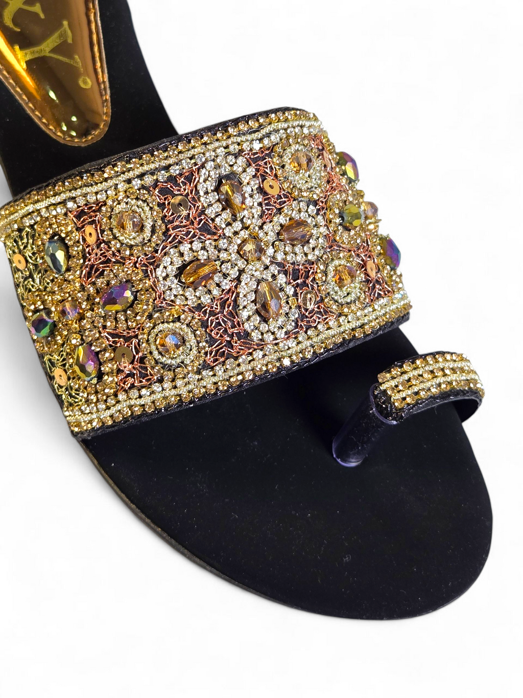 Tamanco 9428 Preto Salto Bloco