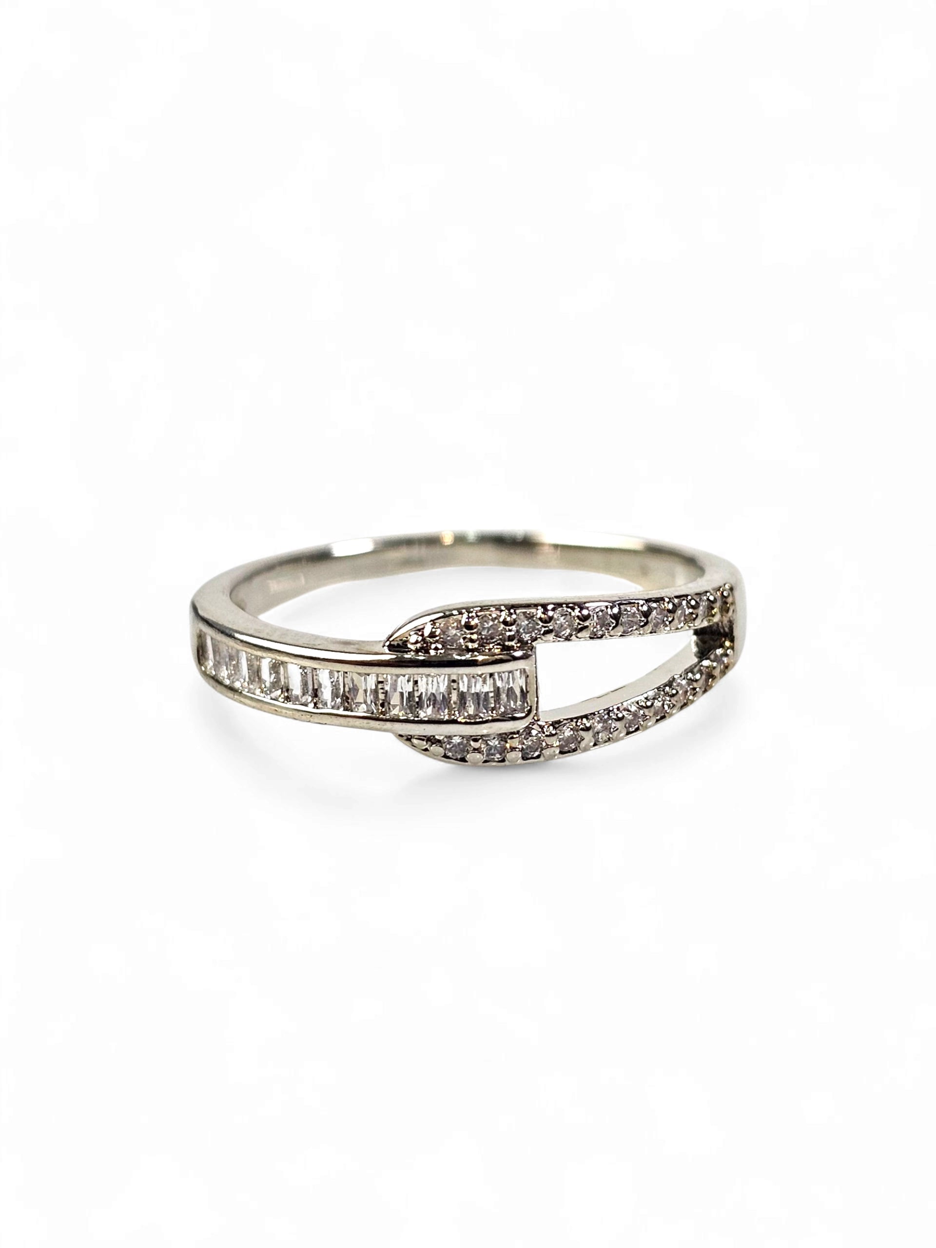 Anel Cristal Zirconia Prata 001