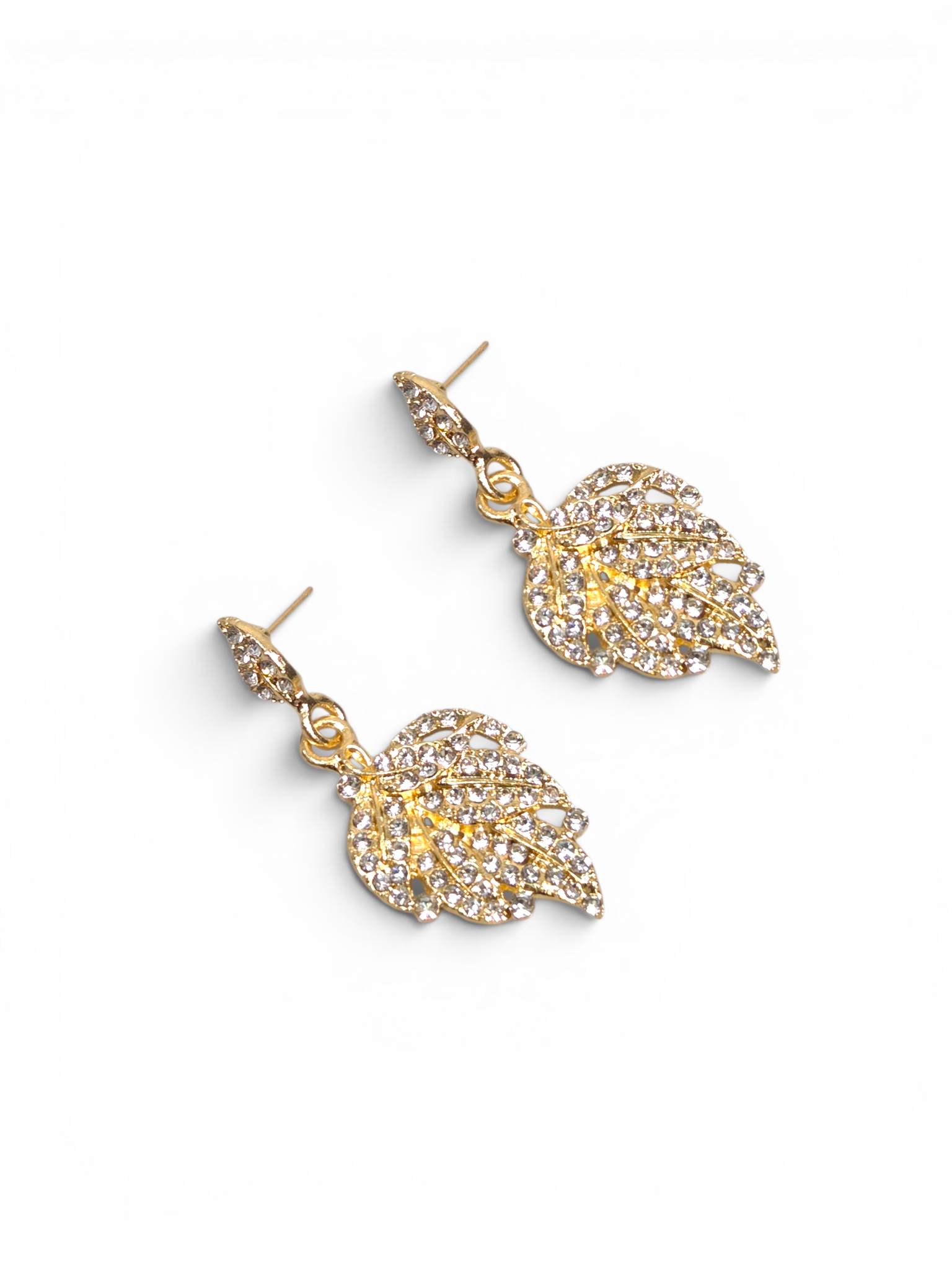 Brinco Cristal Zirconia Dourada #2015