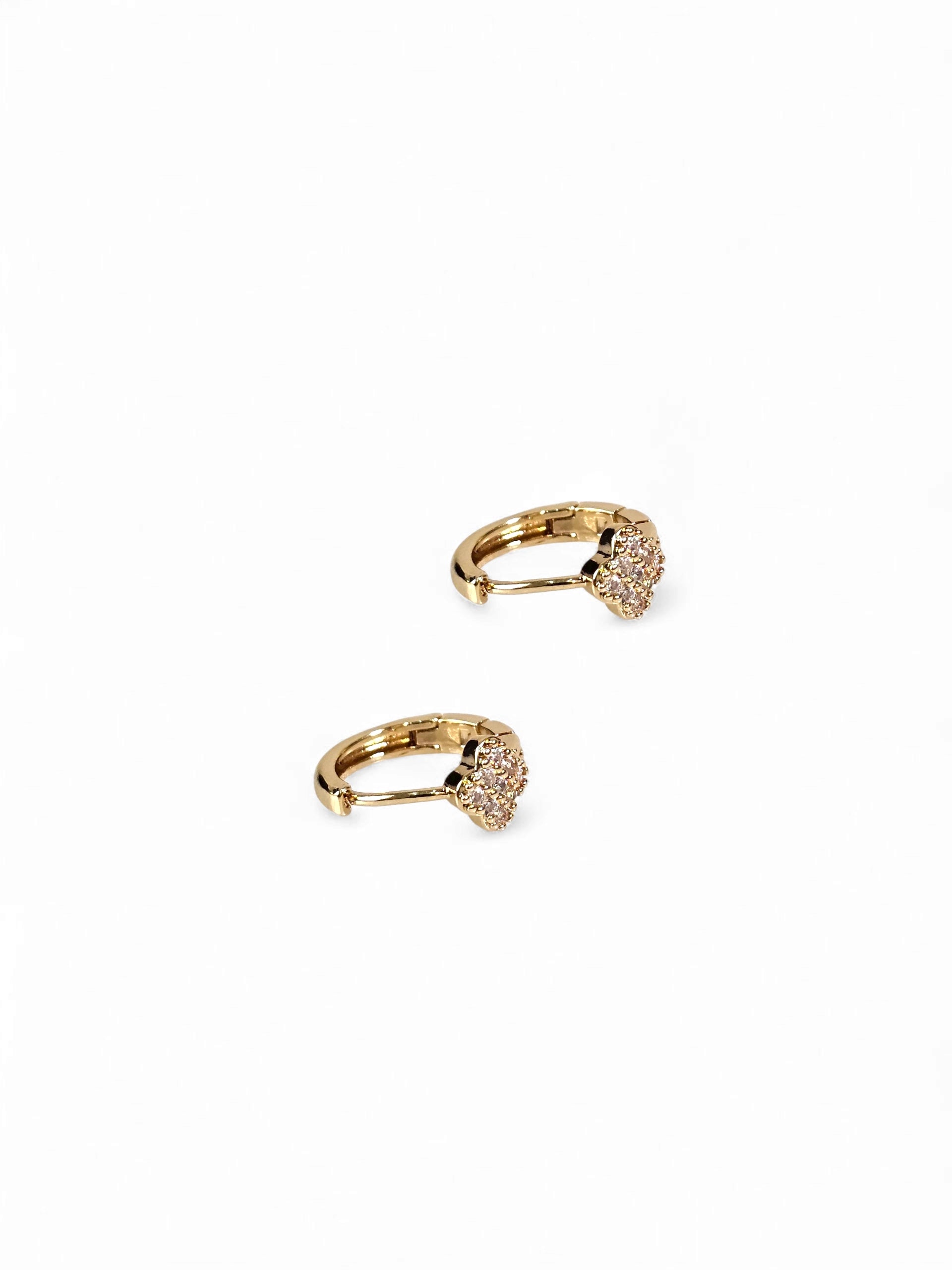 Brinco Zirconia Argola Dourado 030