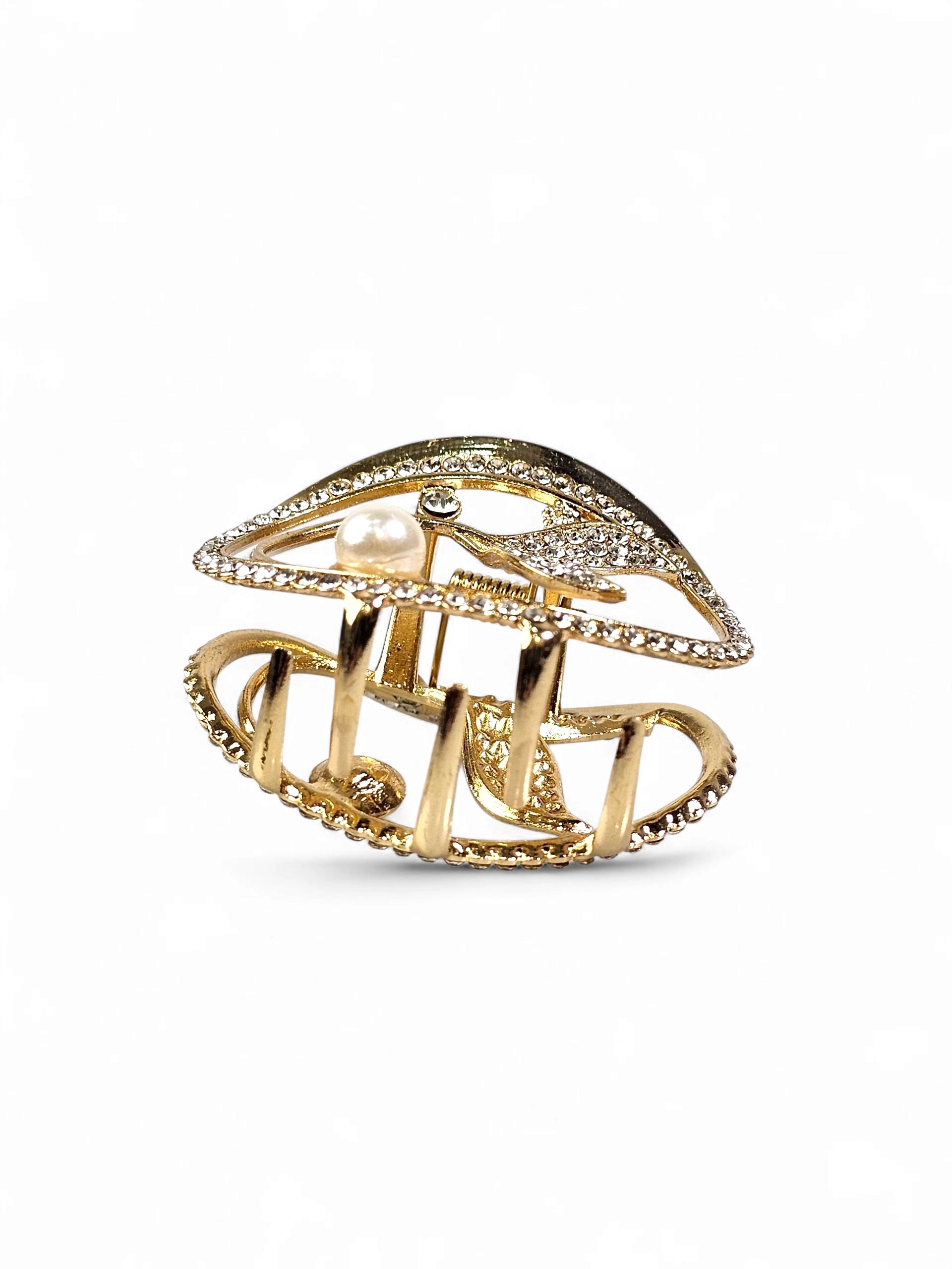 Prendedor de Cabelo Cristal Média 011