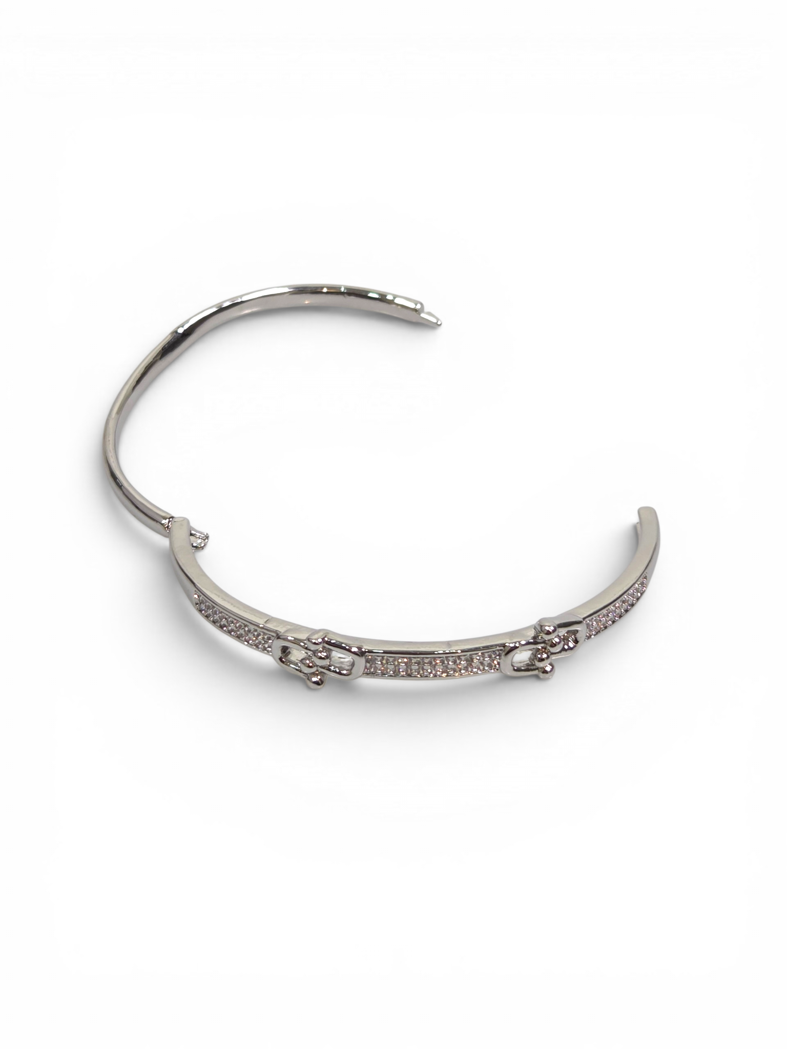 Pulseira Cristal Zirconia Prata 2011