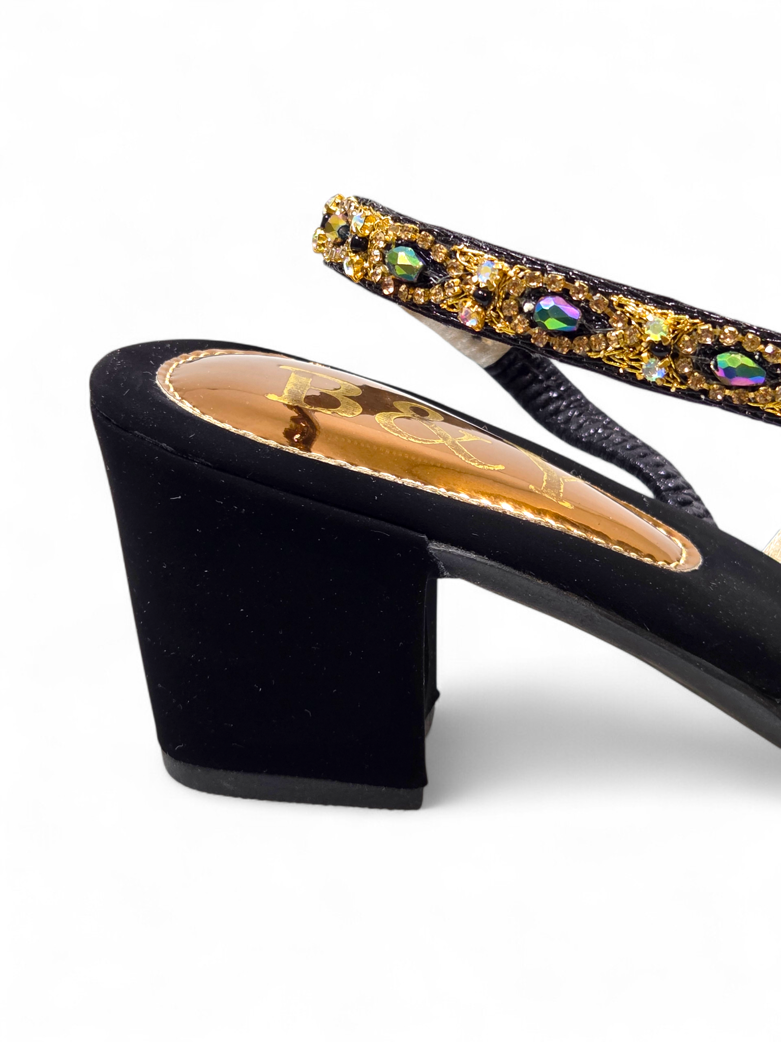 Mule 9839 Preto Salto Médio