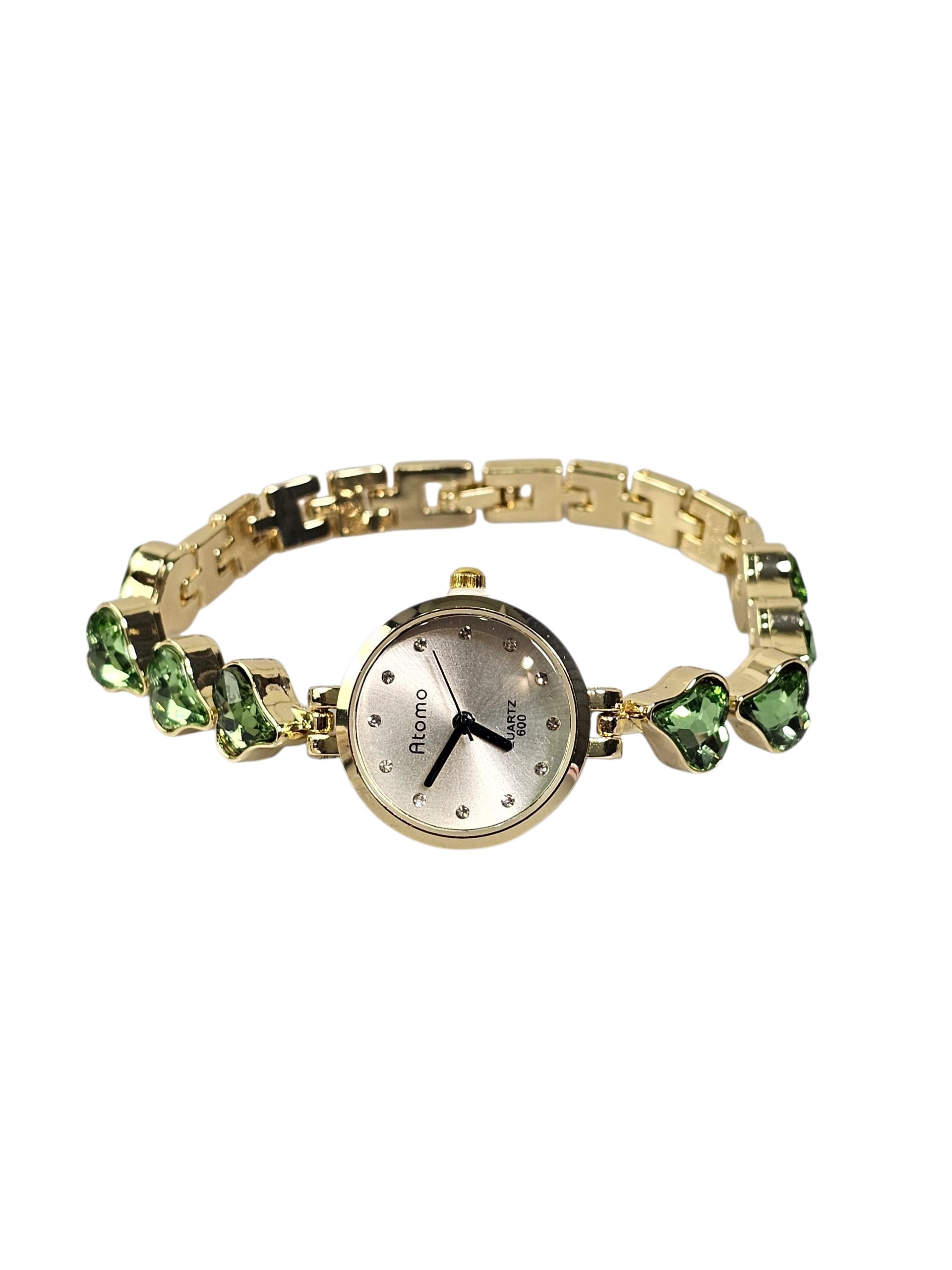 Relógio Prova d’Água com Pulseira Folheada 026