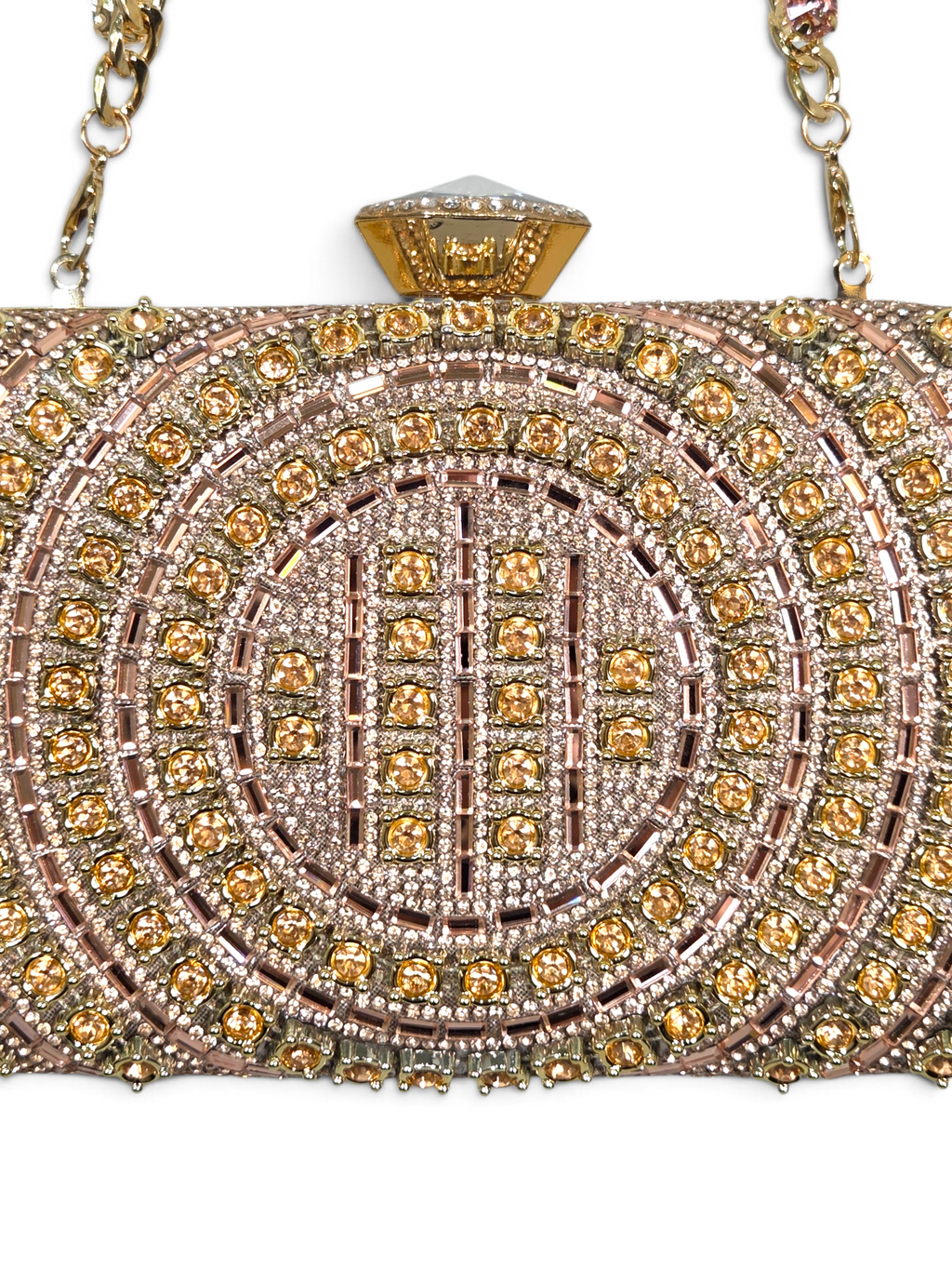 Bolsa Classic Clutch Cristal Champagne 1099