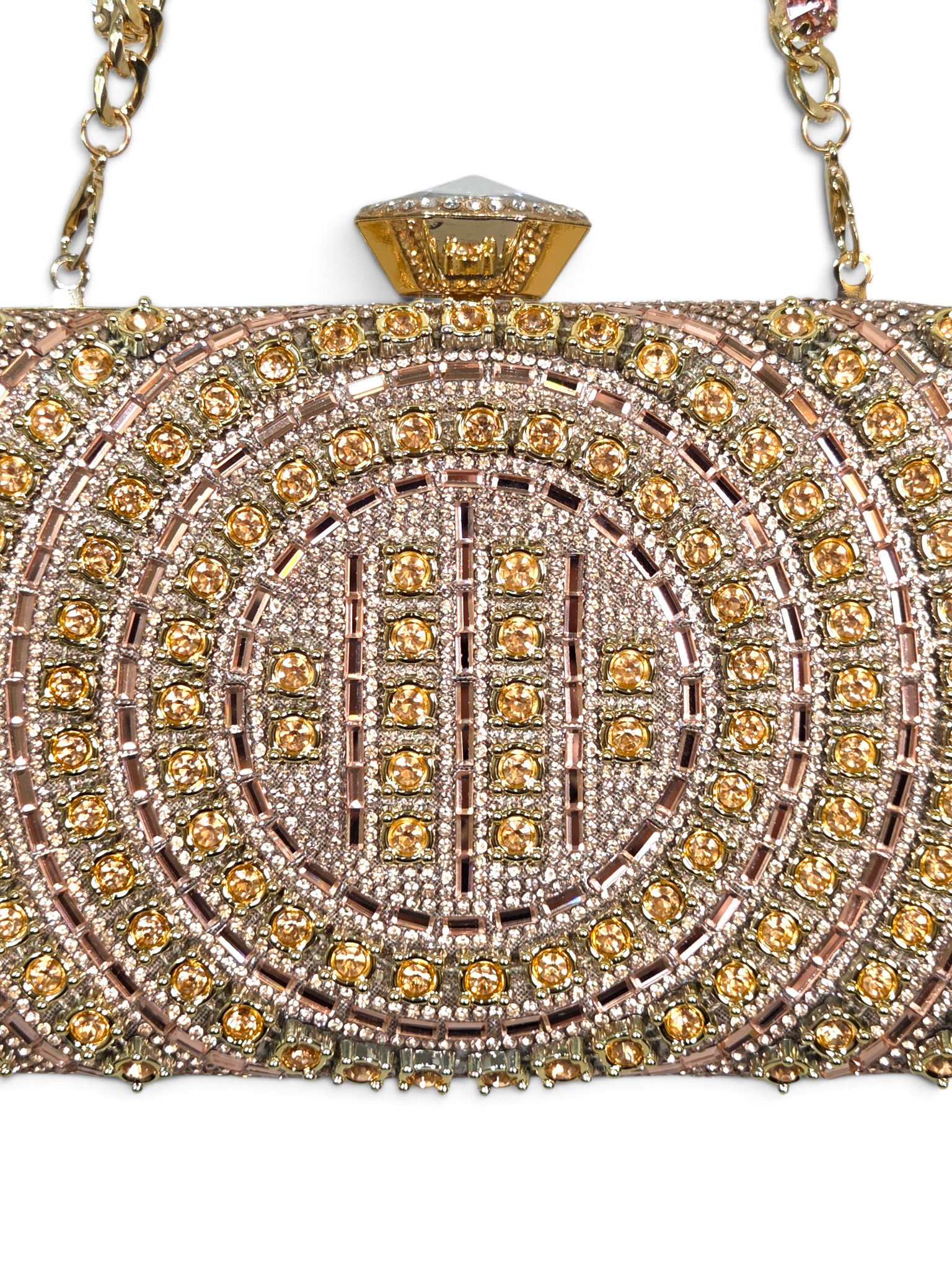 Bolsa Classic Clutch Cristal Champagne 1099