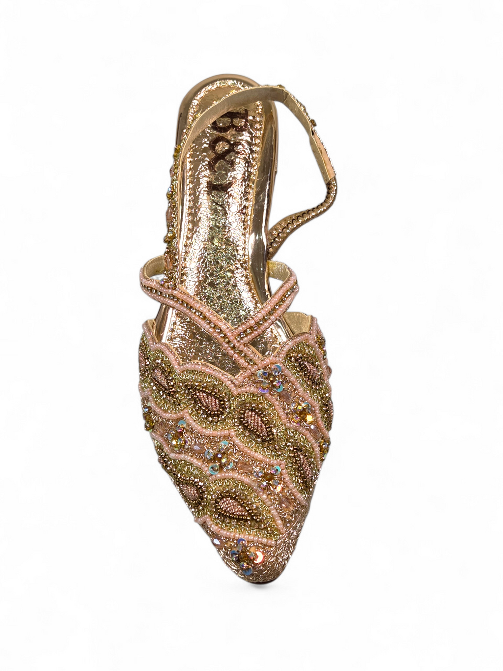 Mule 9839 Bronze Salto Médio