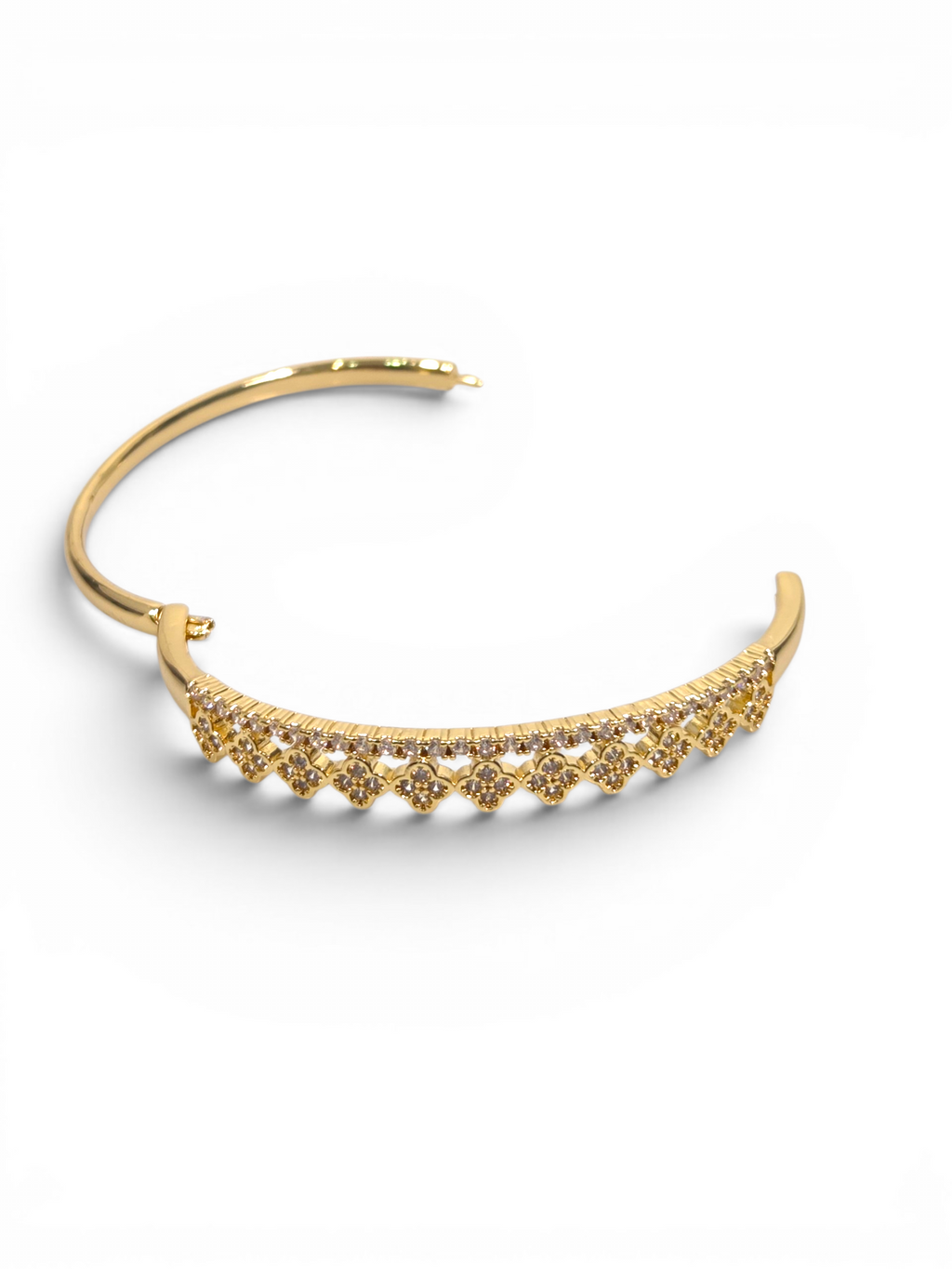 Pulseira Cristal Zirconia Dourada 2006