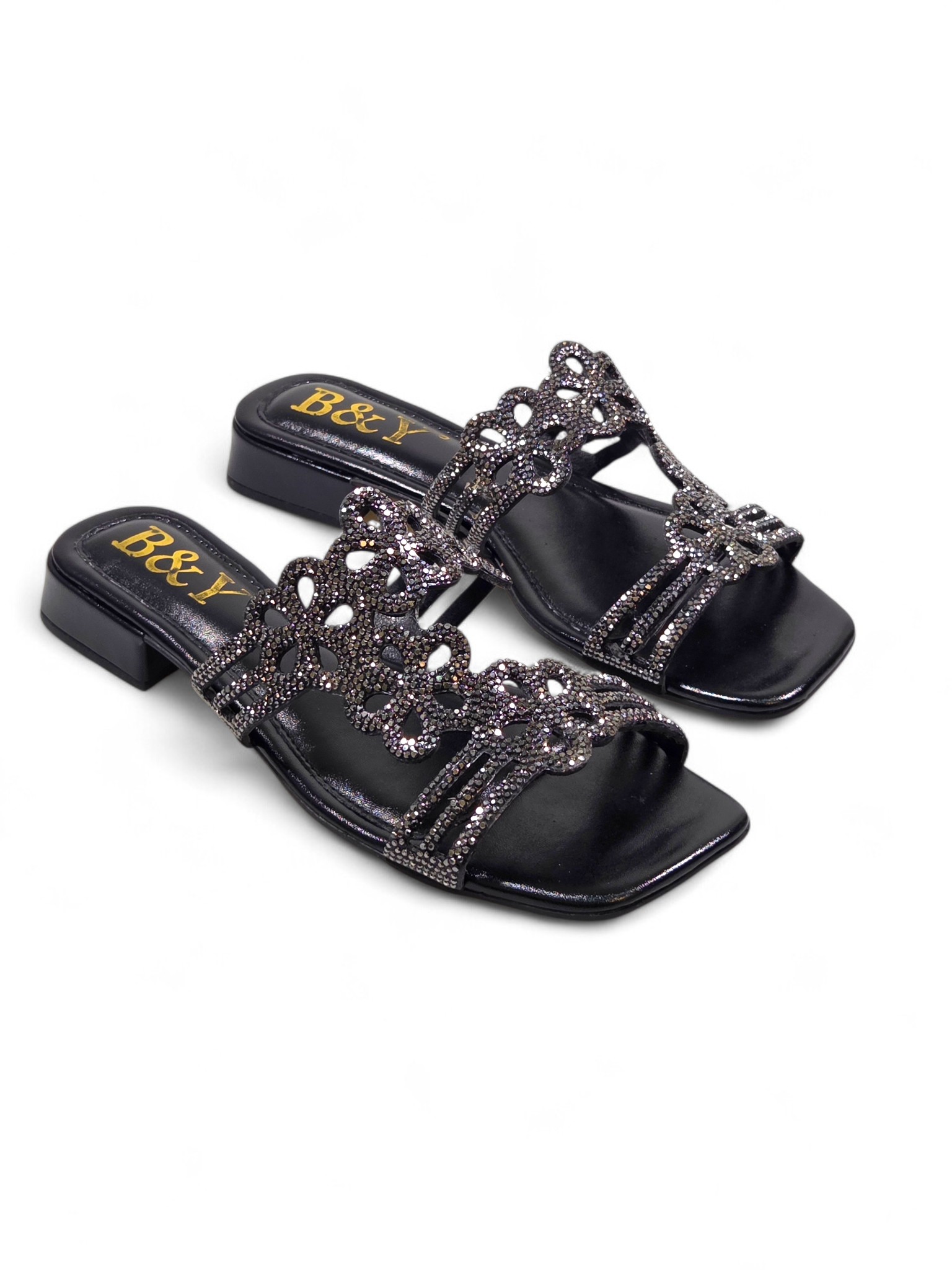 Tamanco 3001 Preto Salto Baixo