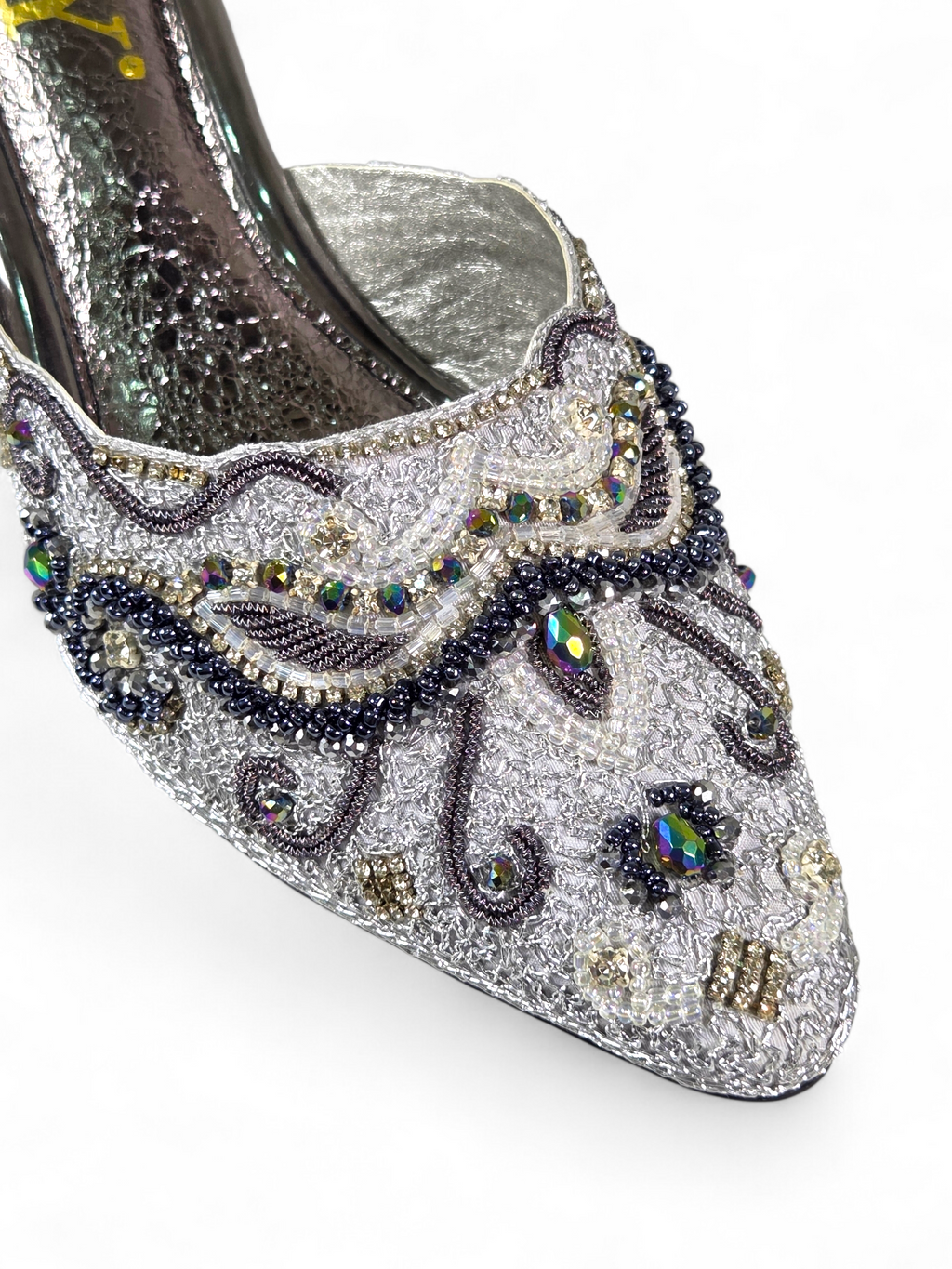 Mule 9838 Prata Salto Médio