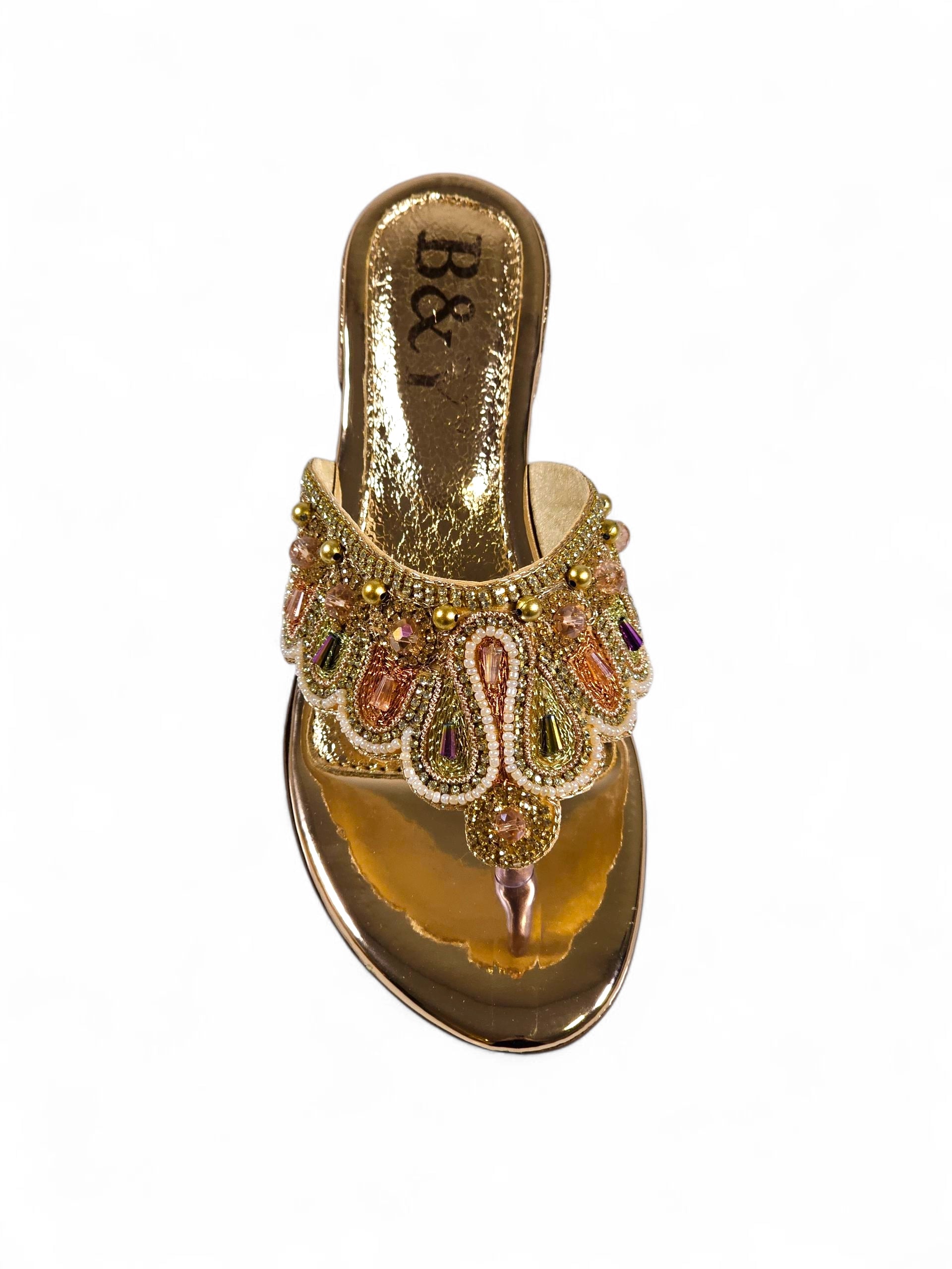 Chinelo 9622 Bronze Salto Bloco