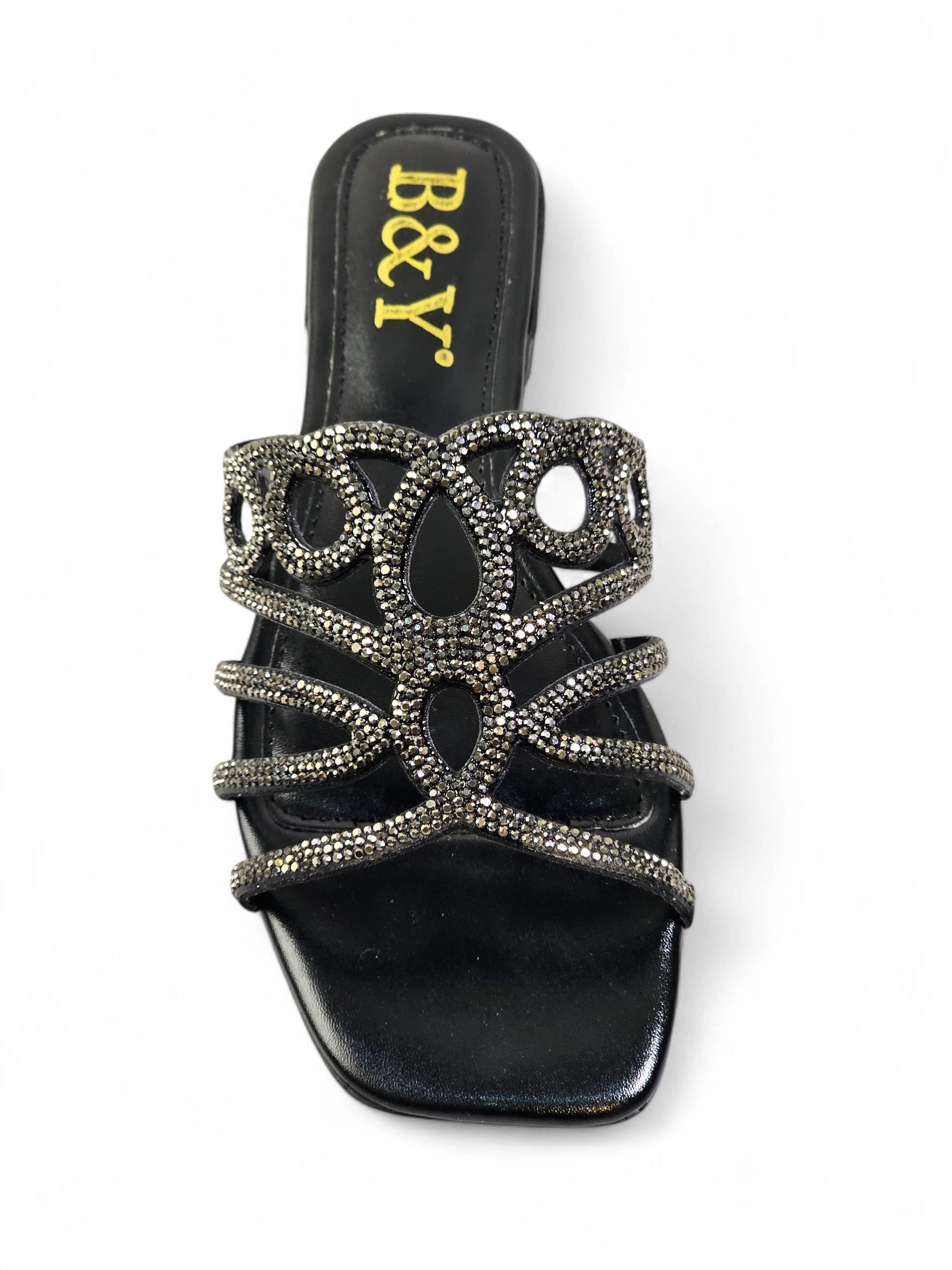 Tamanco 3002 Preto Salto Baixo