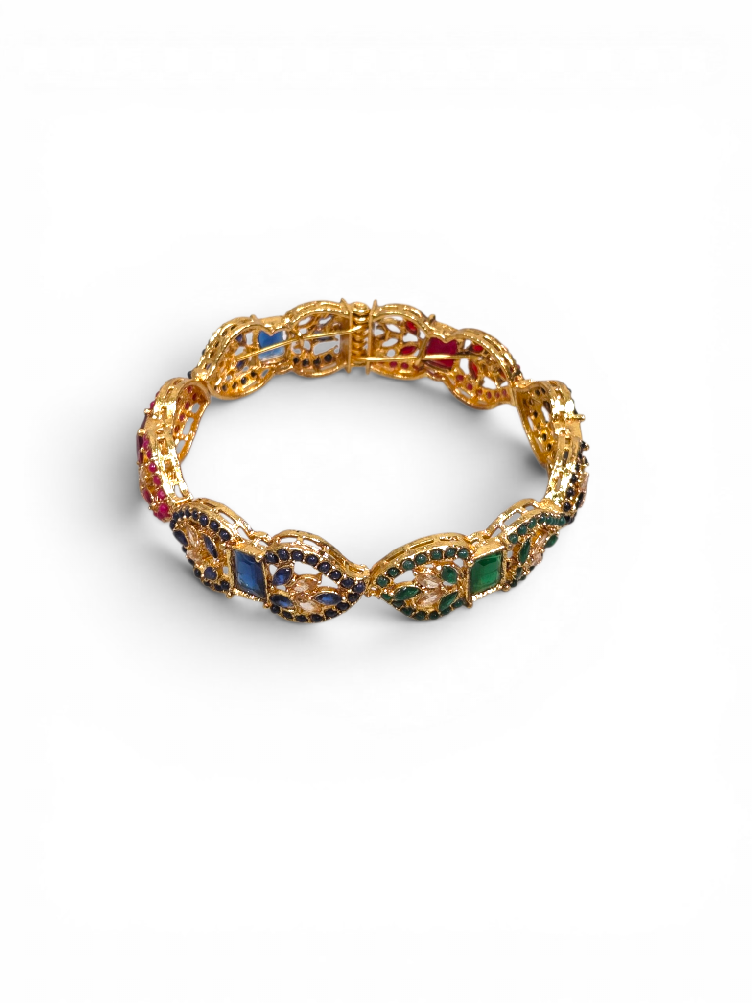 Bracelete Folheado Semi Joia Dourado #2034