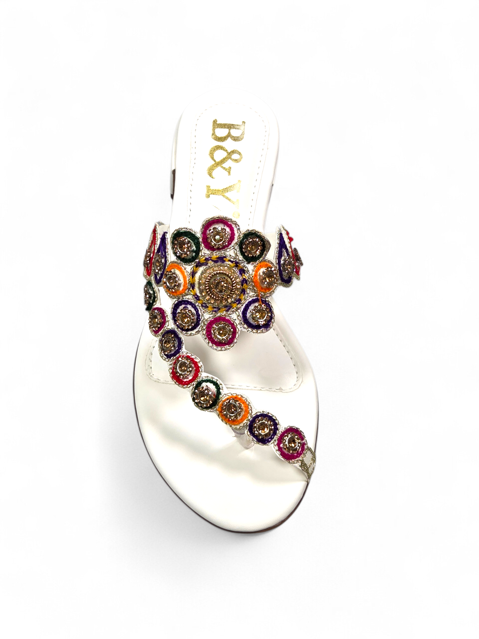 Chinelo 9296 Branco Salto Bloco