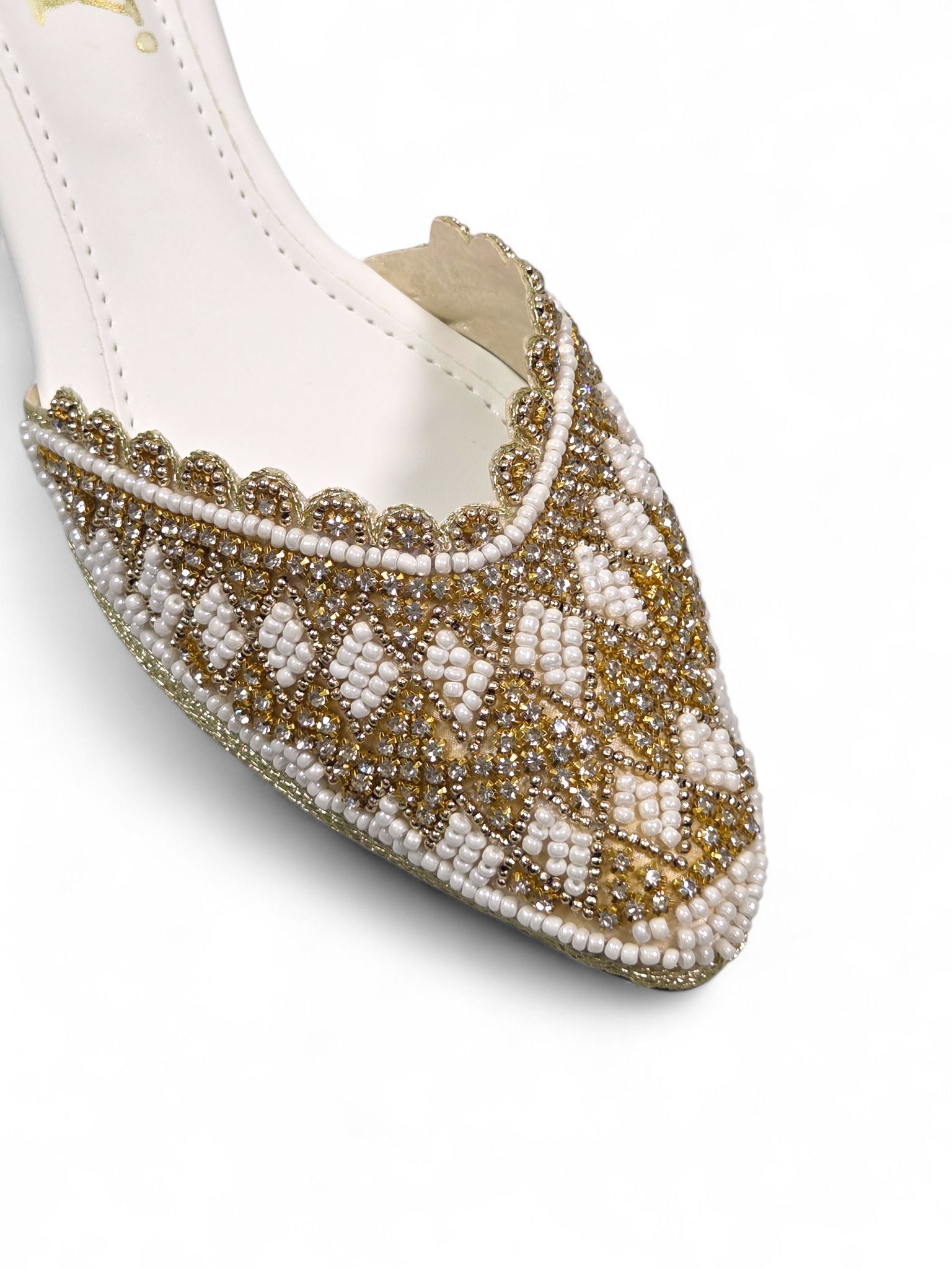 Mule 9221 Branco Salto Médio