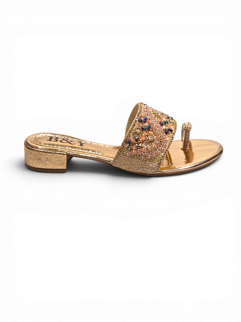 Tamanco 9435 Bronze Salto Bloco 3 cm