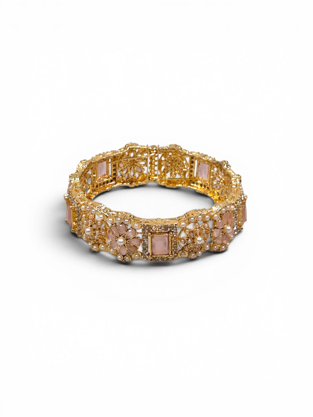 Bracelete Folheado Semi Joia Dourado #1101