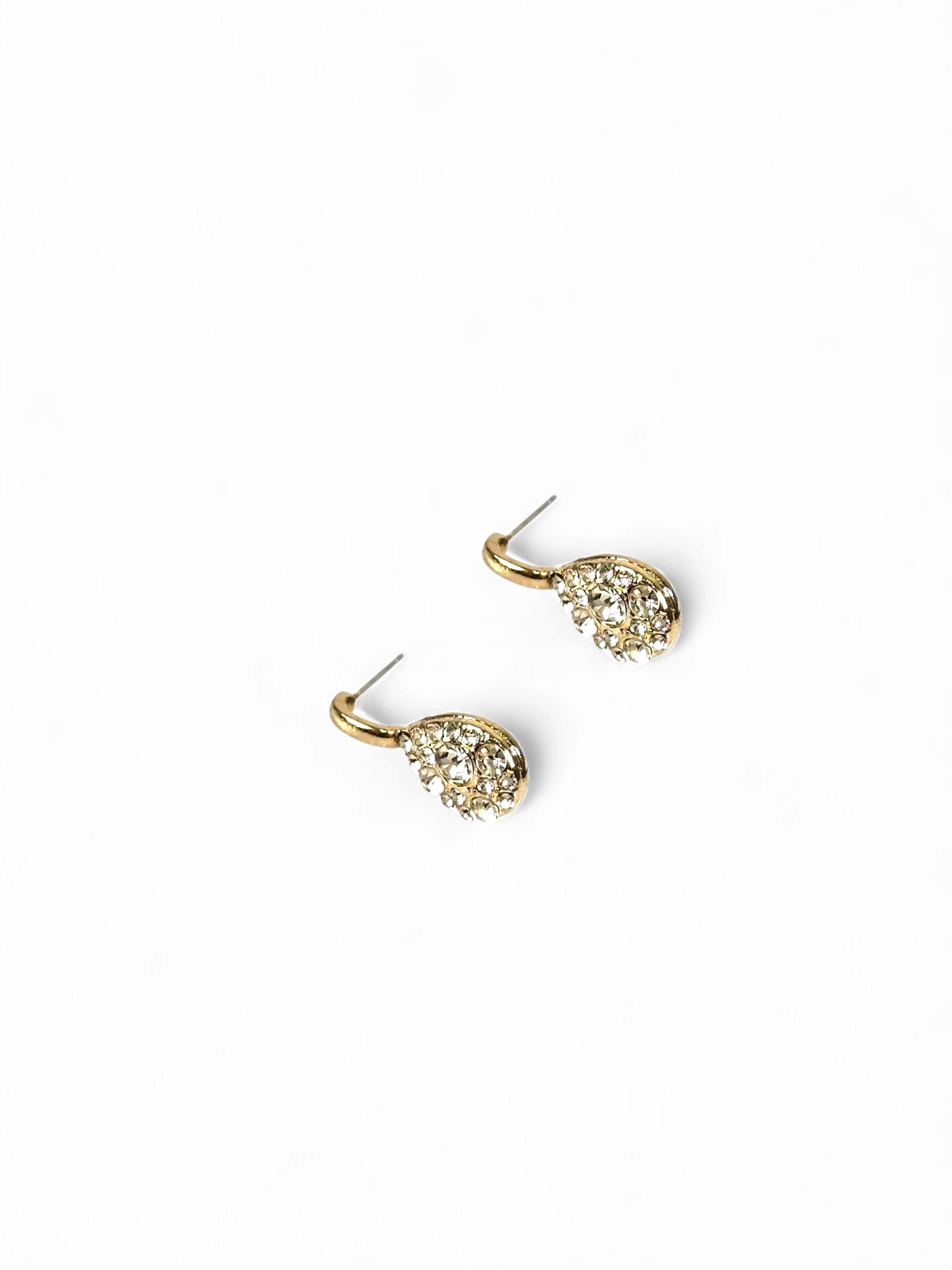 Brinco Cristal Dourado 041