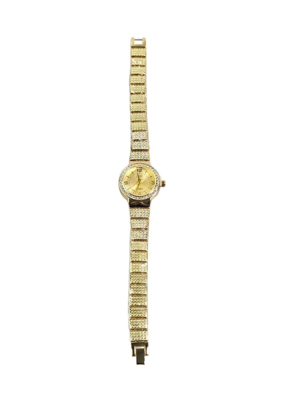 Relógio Prova d’Água com Pulseira Folheada 045