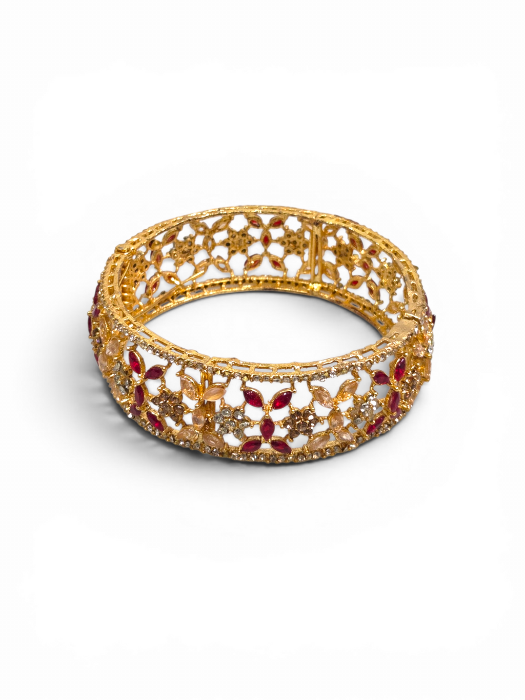 Bracelete Folheado Semi Joia Dourado #2007