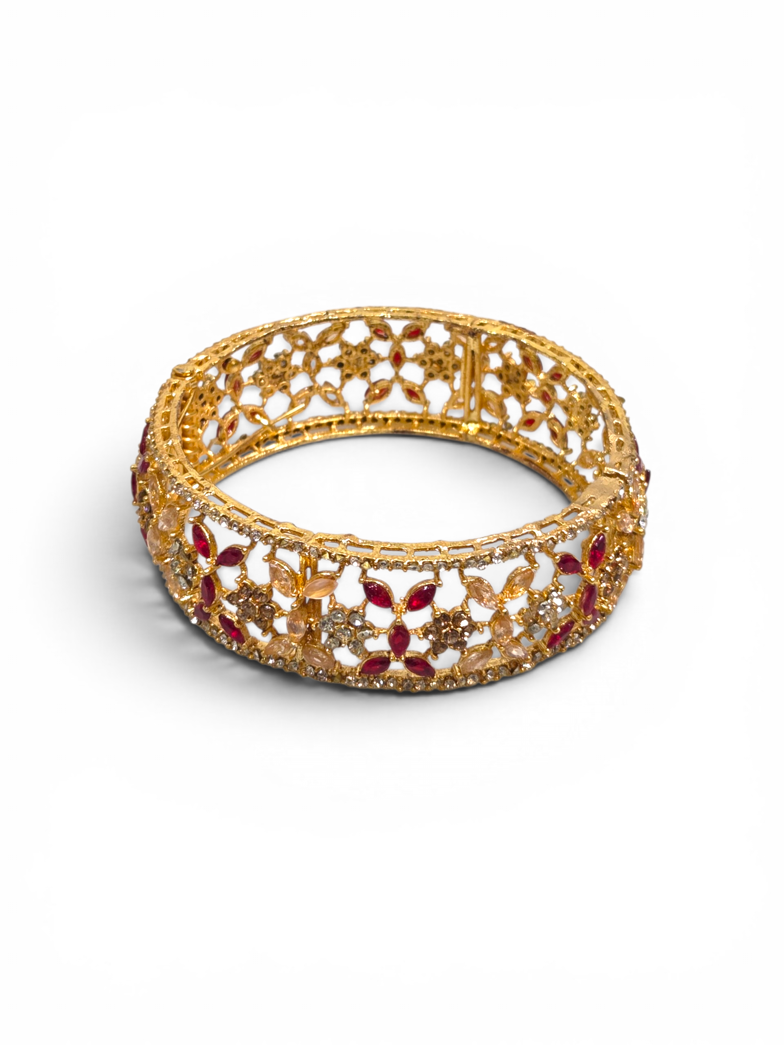 Bracelete Folheado Semi Joia Dourado #2007