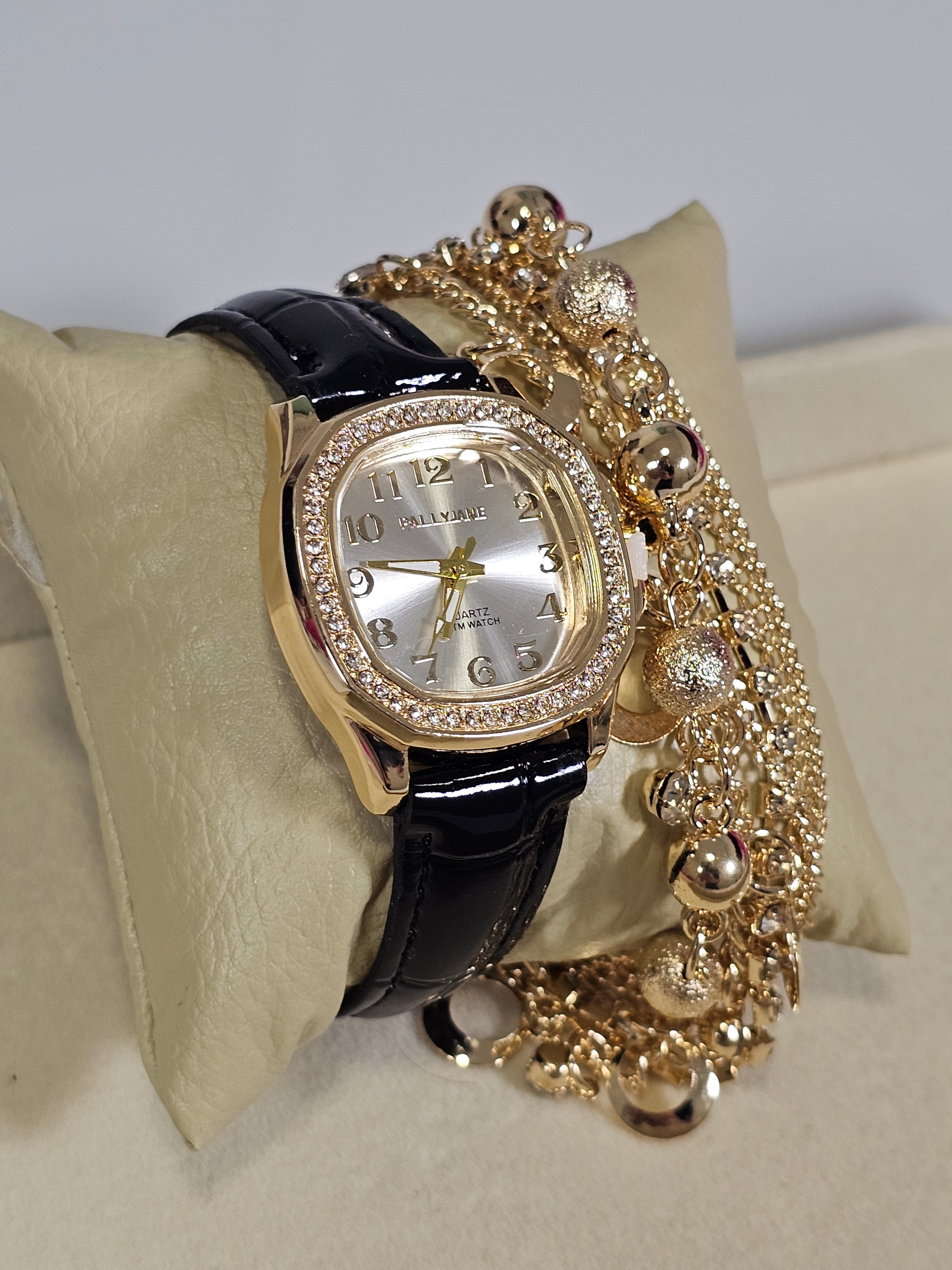 Relógio Prova d’Água com Pulseira Folheada 013