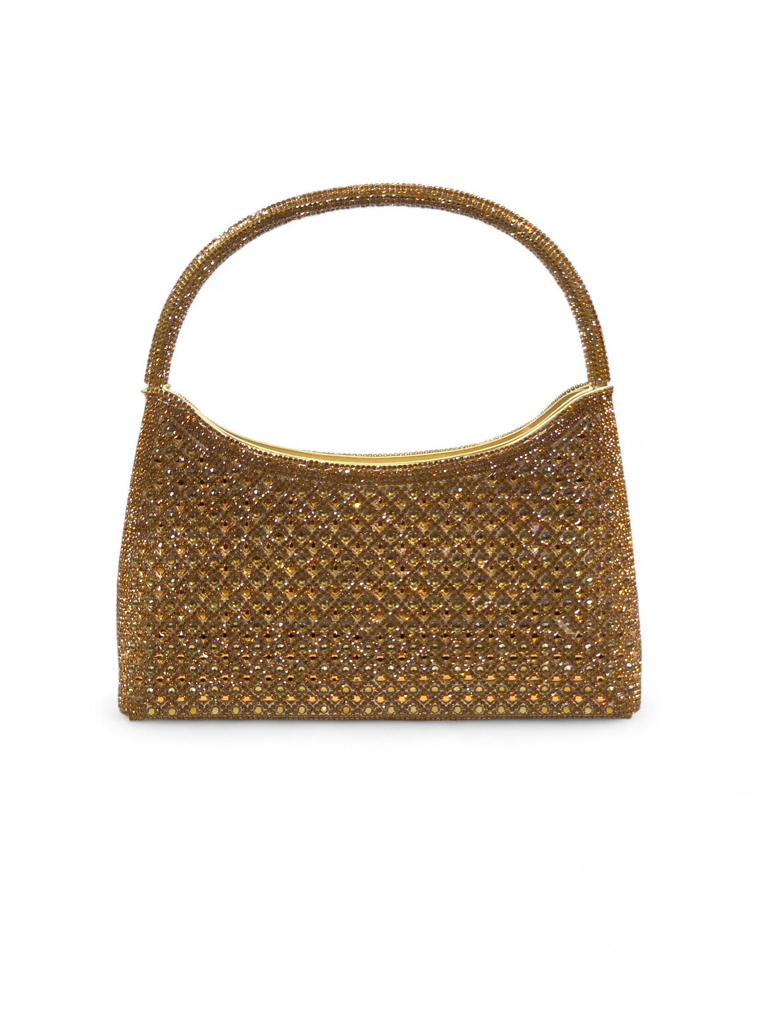 Bolsa Clutch Cristal Dourado 1067
