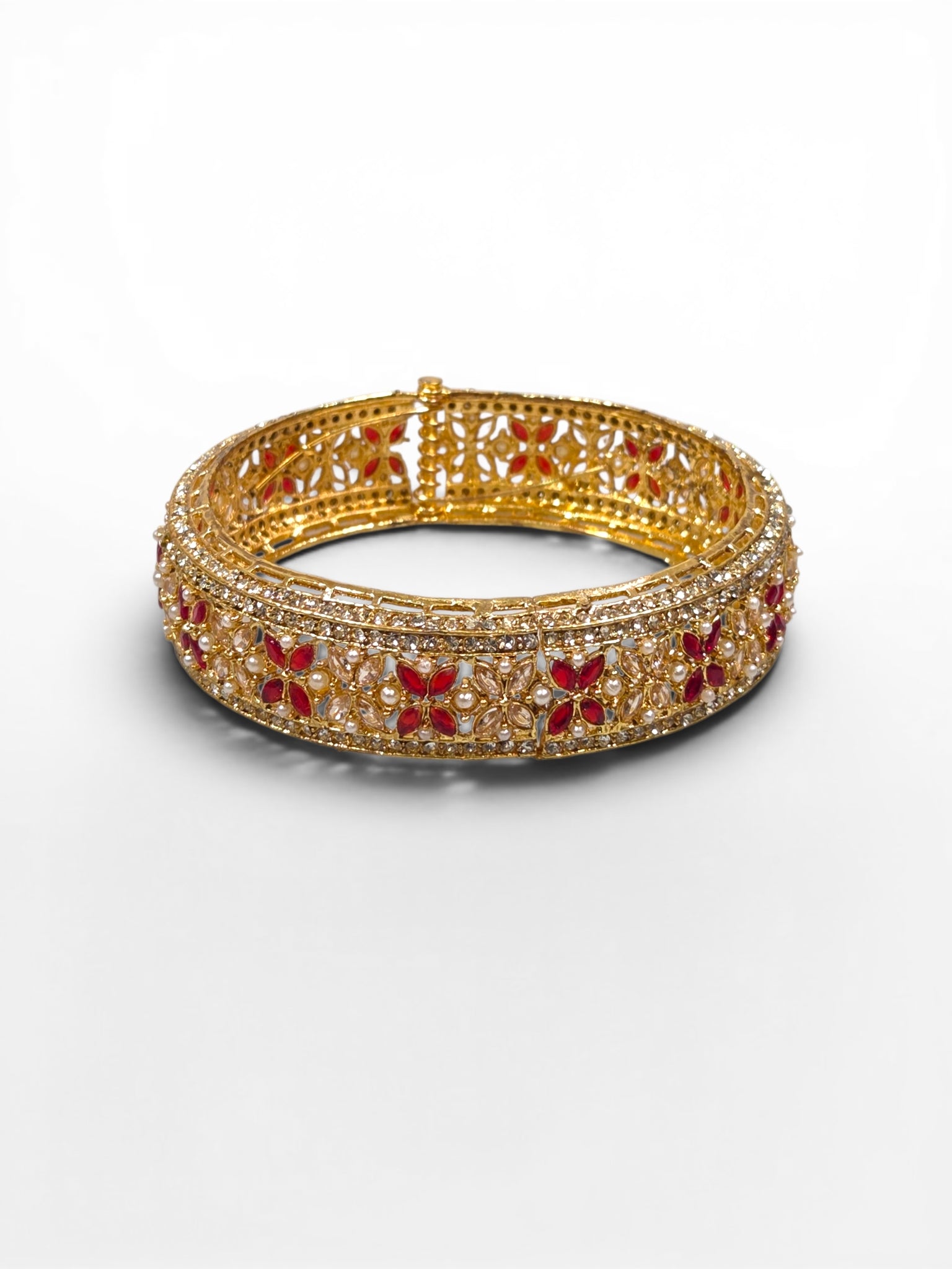 Bracelete Folheado Semi Joia Dourada #1084