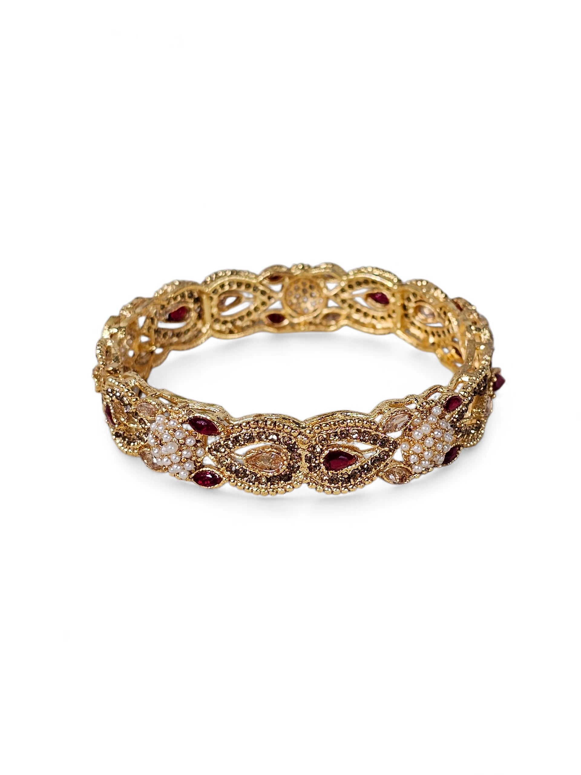 Bracelete Dourado Semi Joia 005